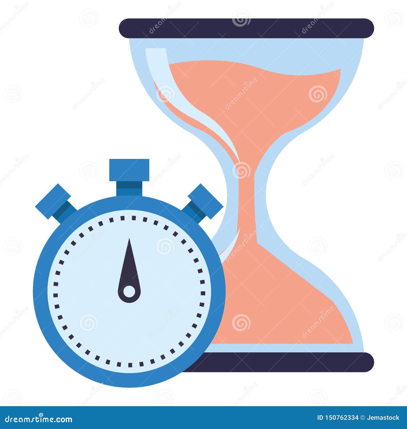 Hourglass Sand Timer Icon Cartoon Stock Vector - Illustration of icon, clock:  150762334