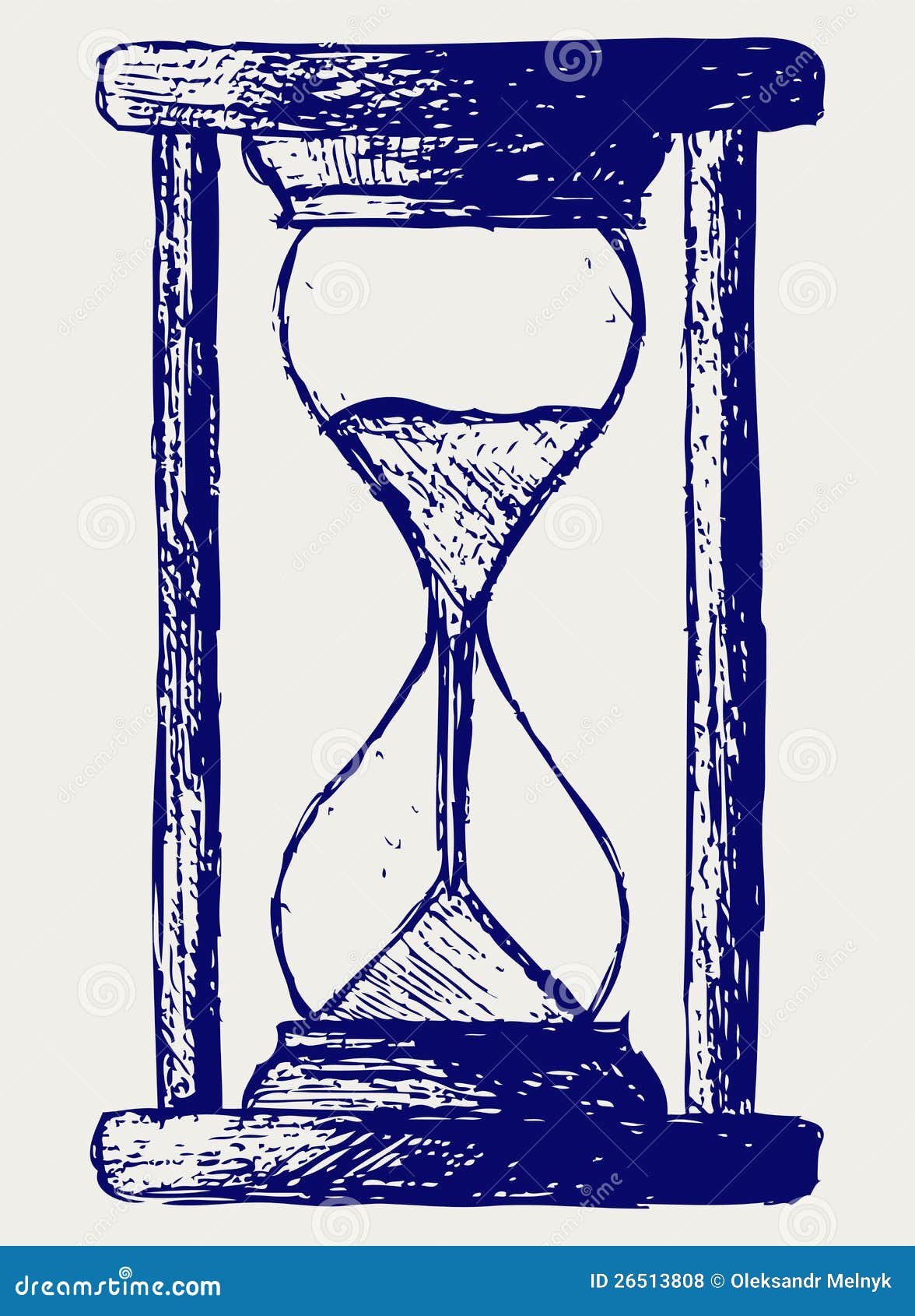 Hourglass Sketch Royalty Free Stock Photos - Image: 26513808