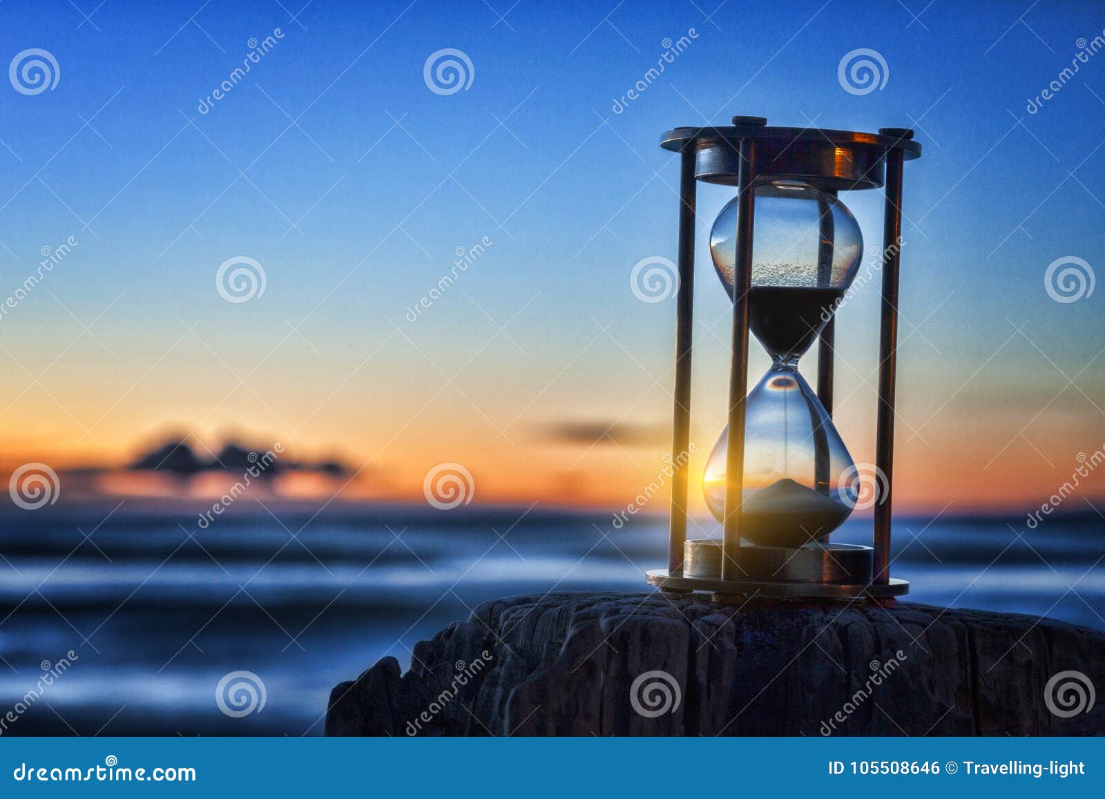 hourglass sunrise outdoors