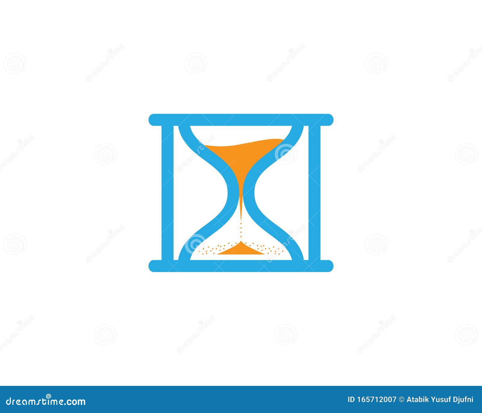 Hourglass Symbol Illustration Stock Illustration Illustration of