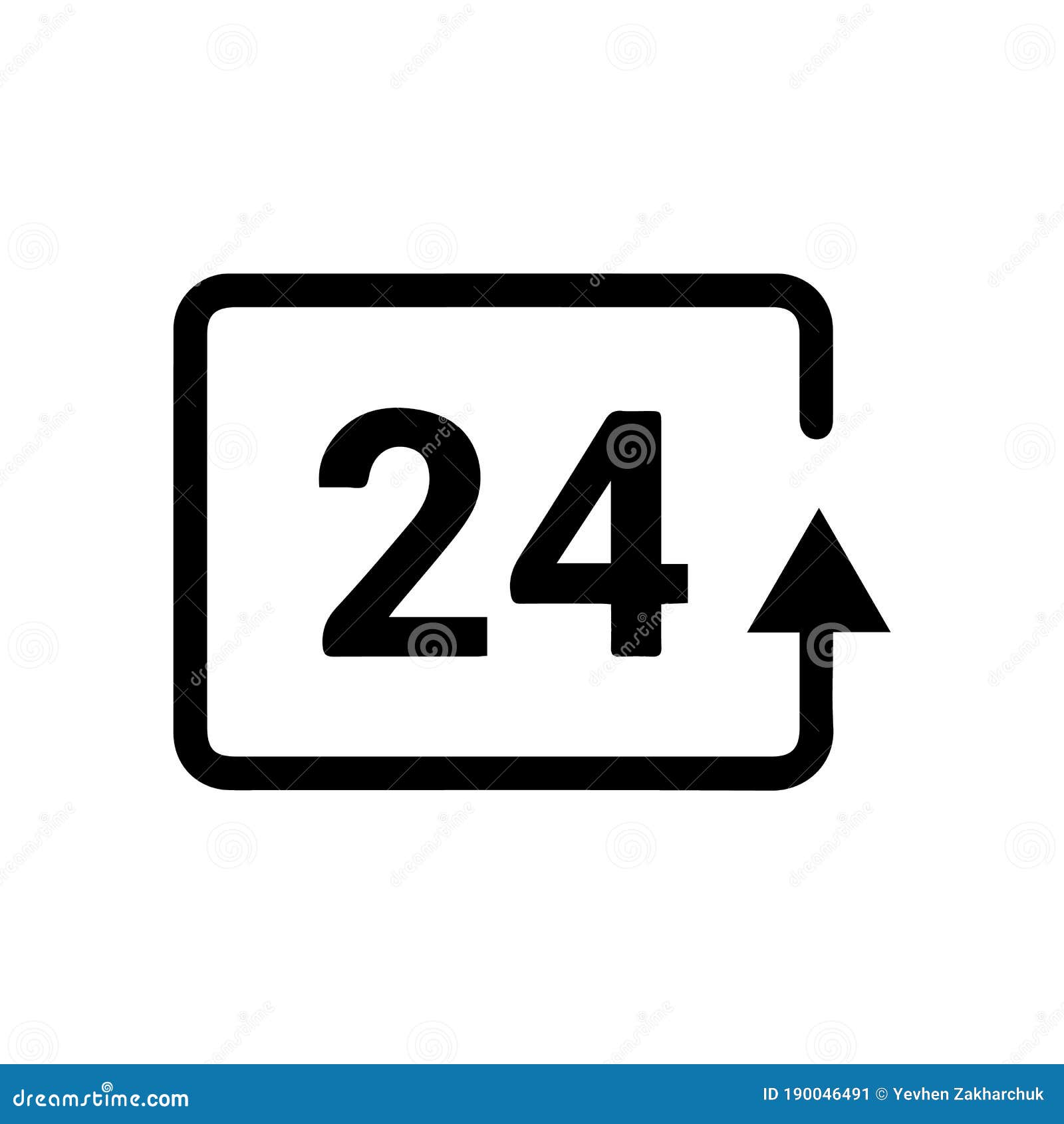 48 hours on white background. flat style. 48 hours sign. simple pictogram for your web site , logo, app, ui. 48 hours 