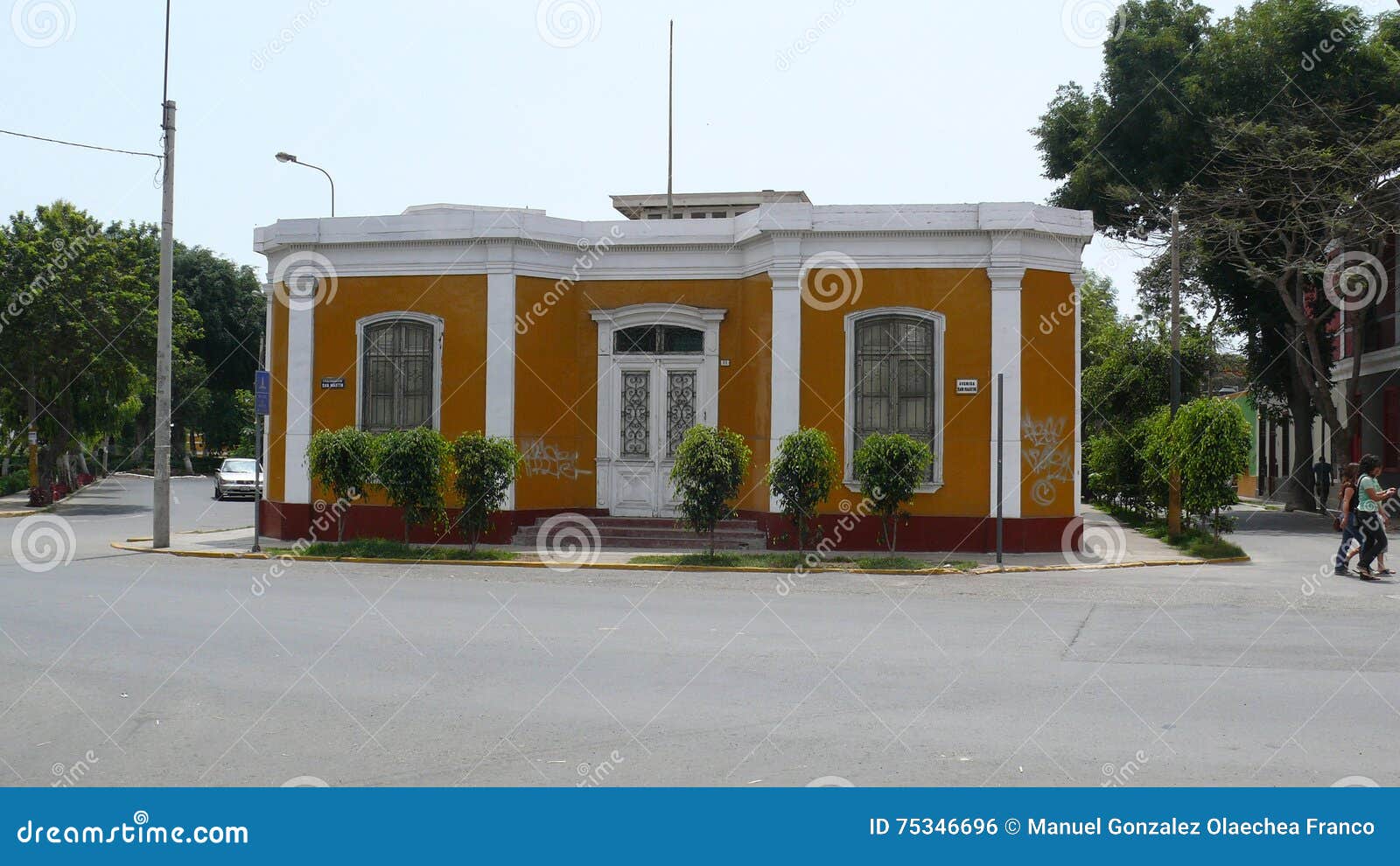 House in Barranco, Lima, Peru Editorial Photo Image of spring, cloud