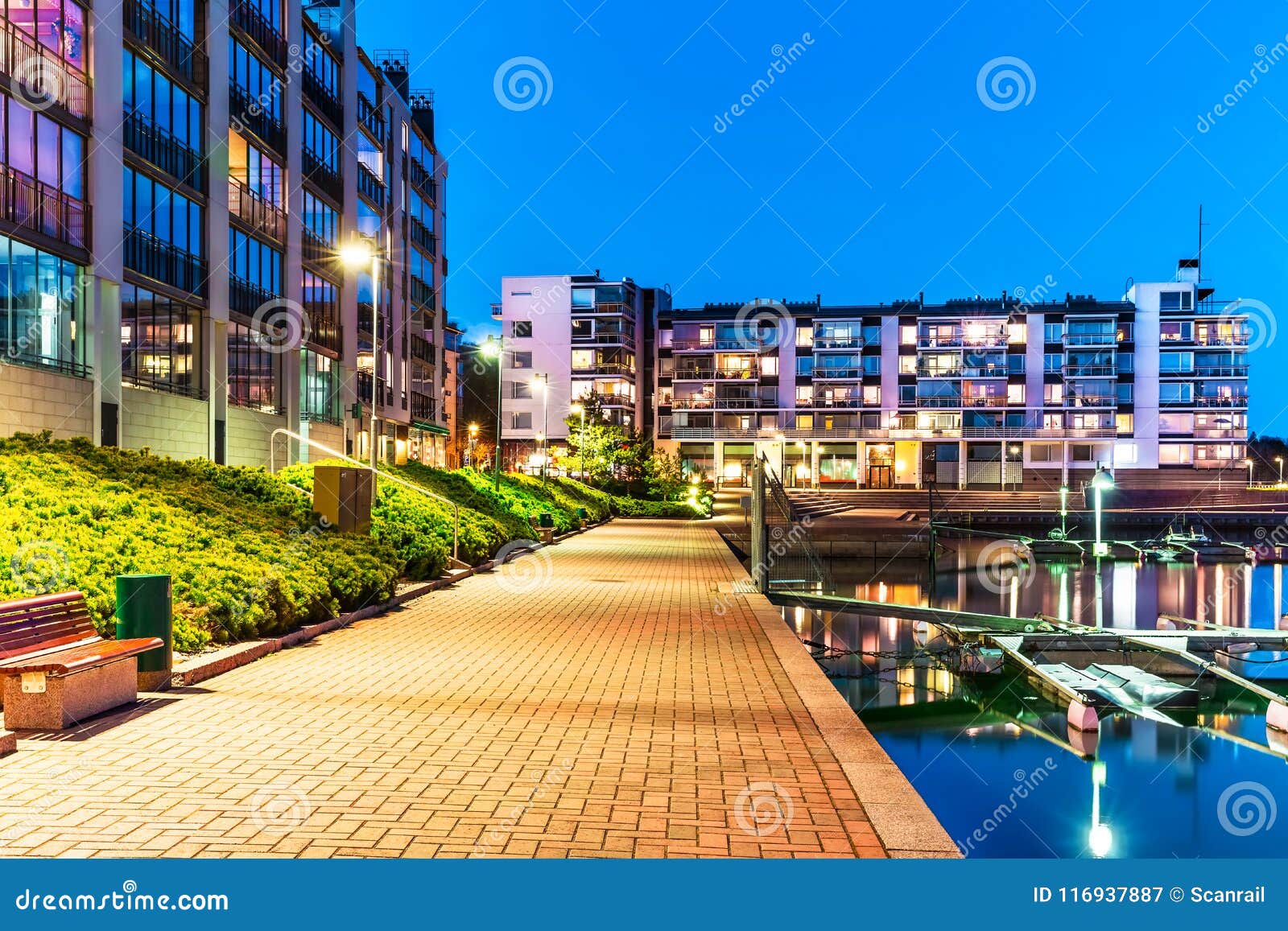 modern residential district real estate
