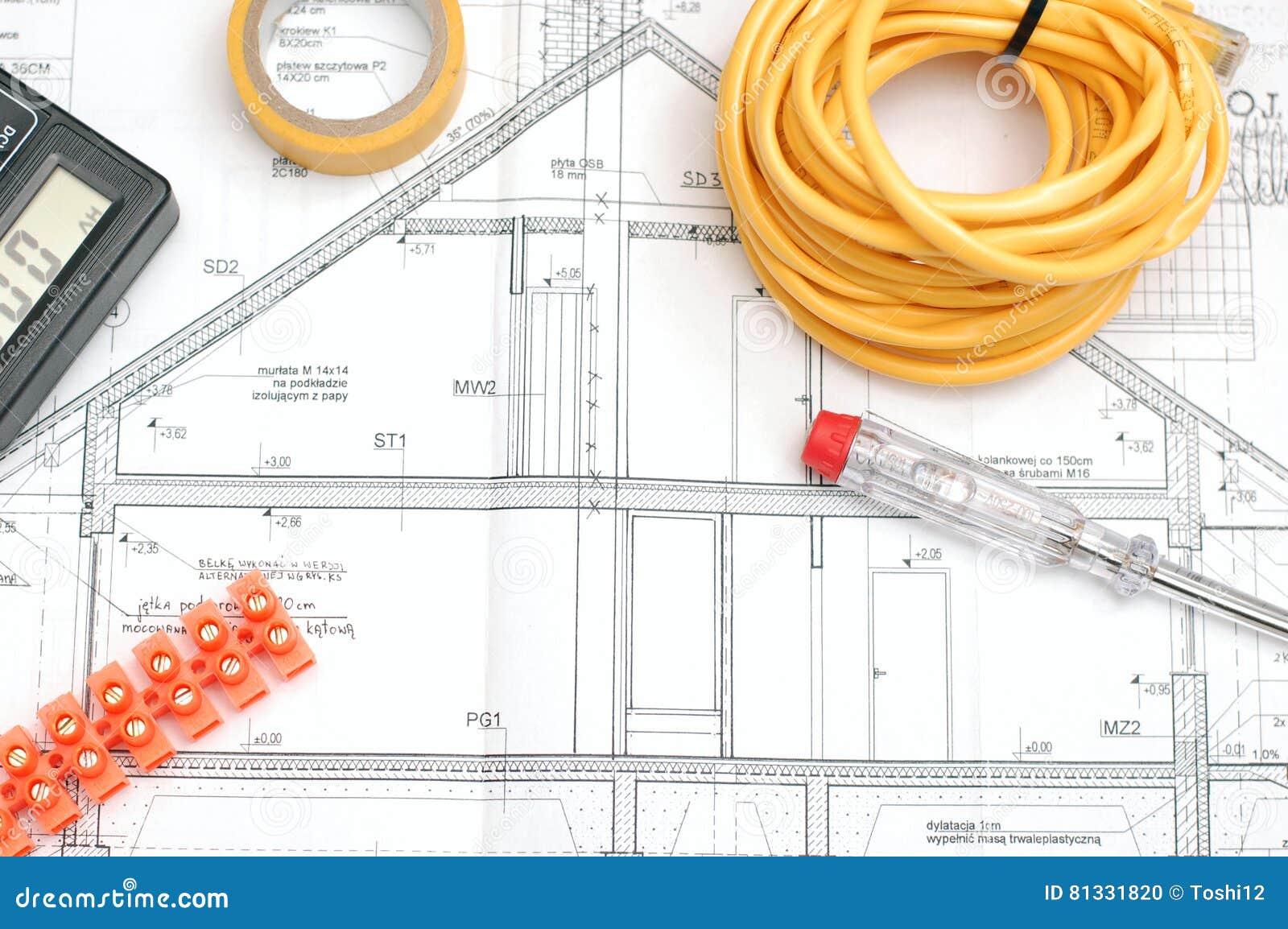 House Building Plan Stock Photo Image 81331820 House Building Plan Stock Photo Image 81331820