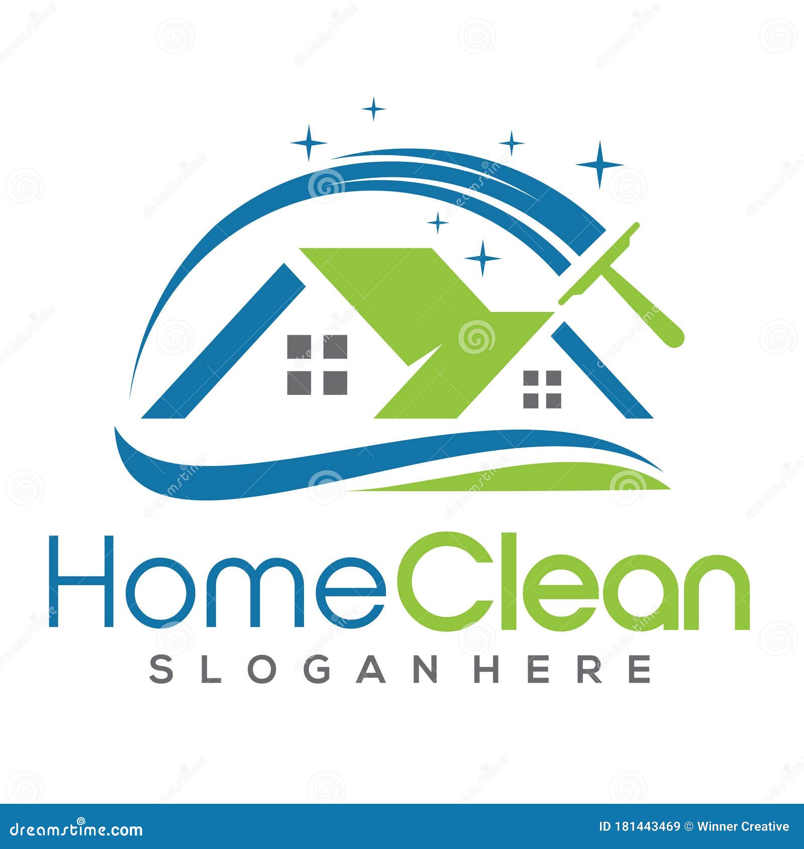 cleaning service logo