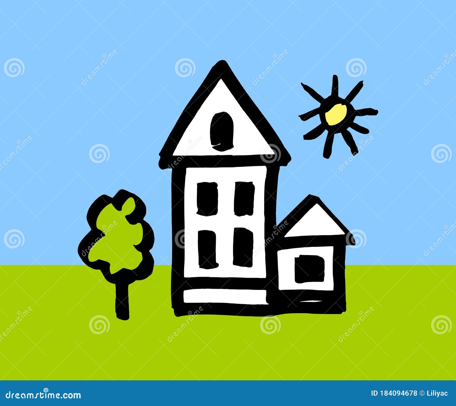 How to Draw a House Easy Printable Lesson For Kids | Kids Activities Blog-saigonsouth.com.vn