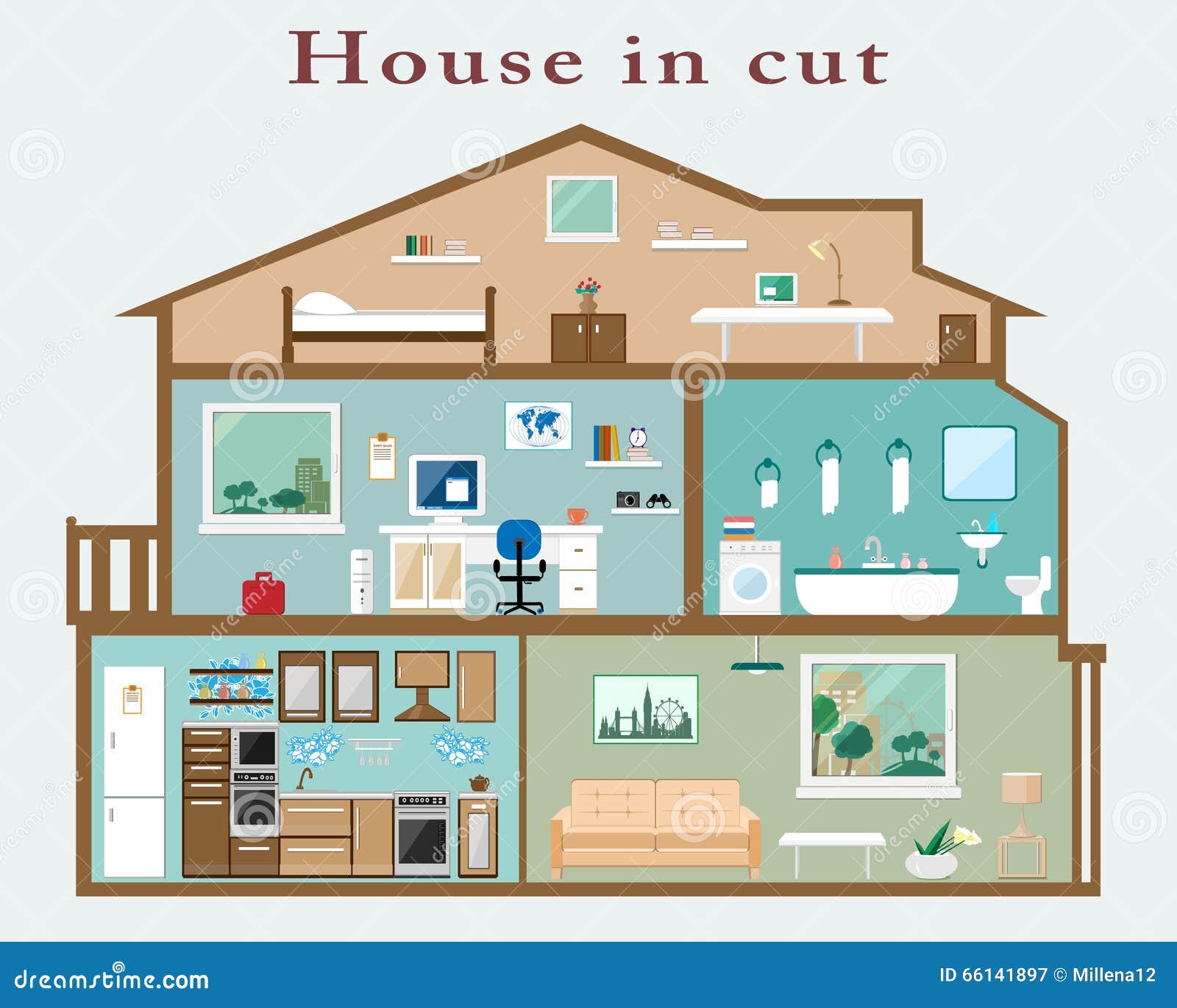 clipart of rooms inside the house - photo #30