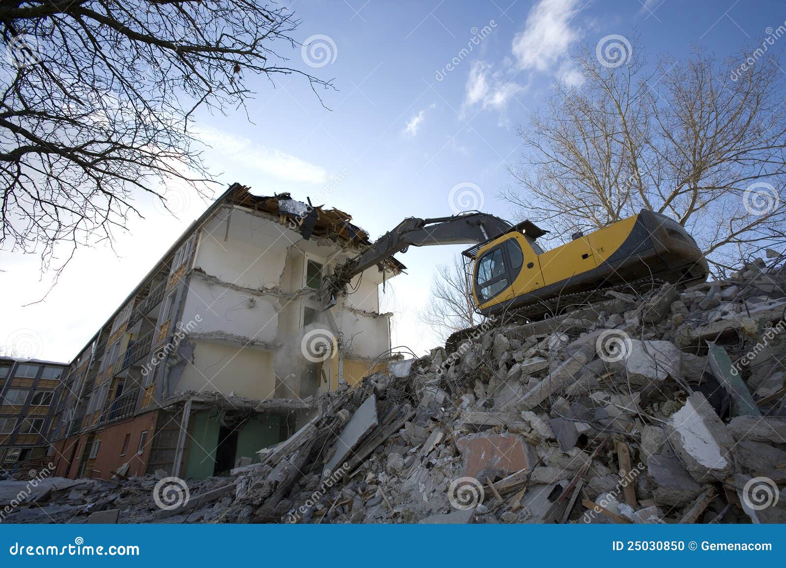 House Destruction stock photo. Image of earth, industry 25030850