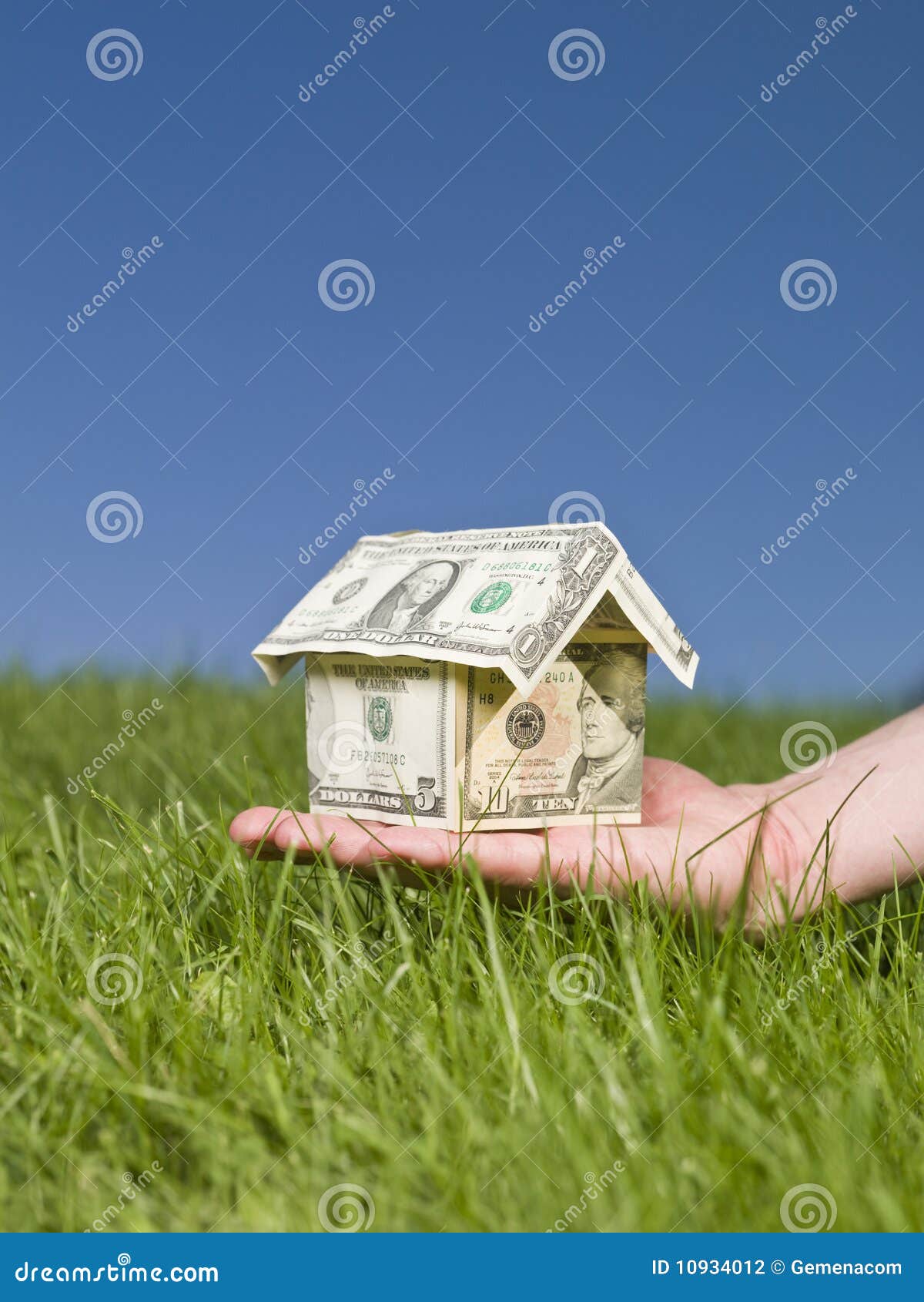 House of dollars stock photo. Image of luxury, interest 10934012