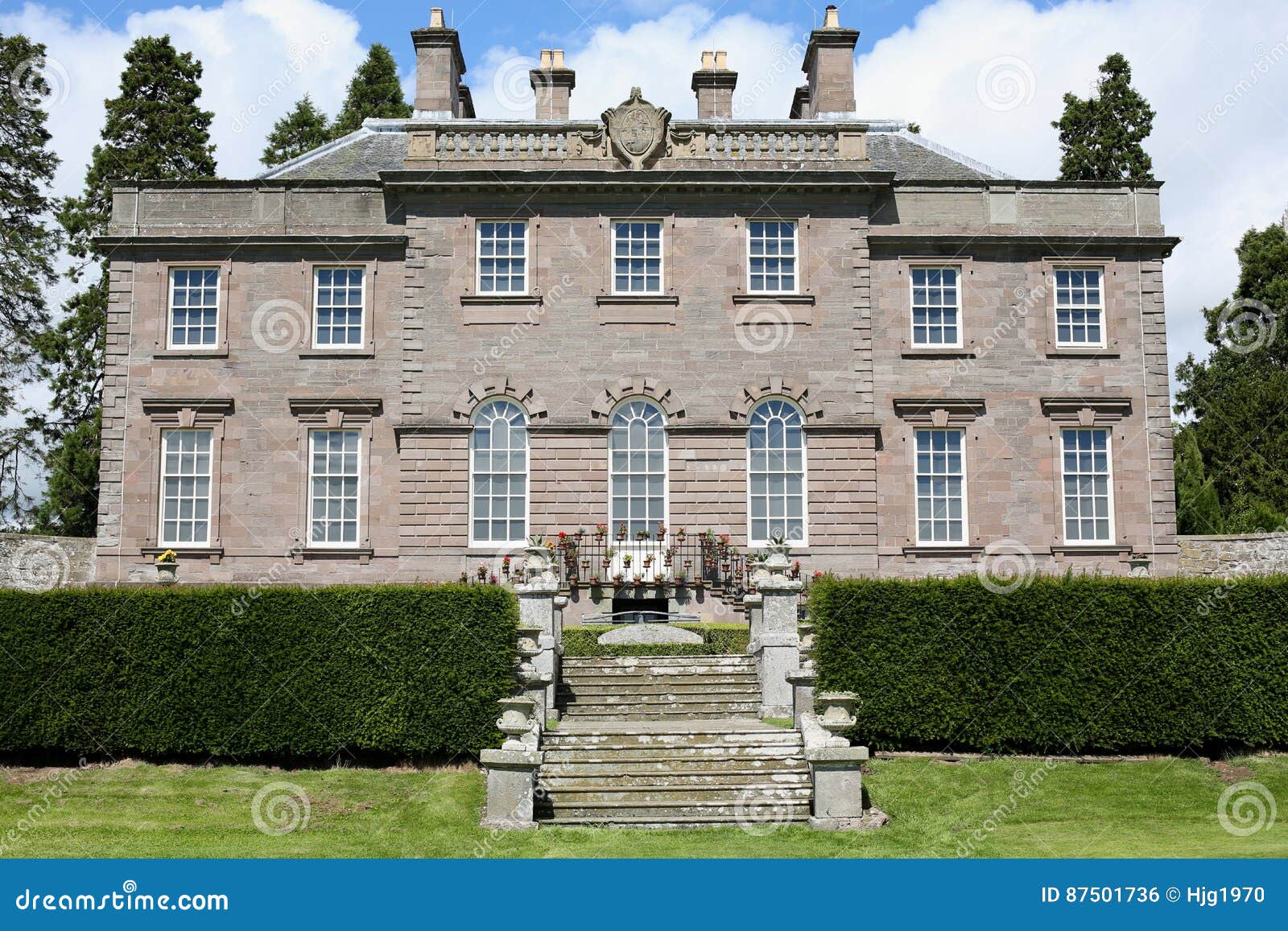 House of Dun in Scotland, Great Britain Stock Photo Image of park, palace 87501736