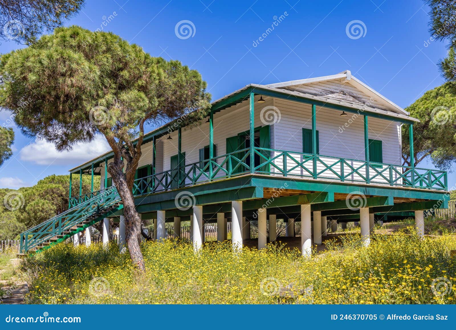 Barrio ingles en Huelva, Andalucía, España English district in