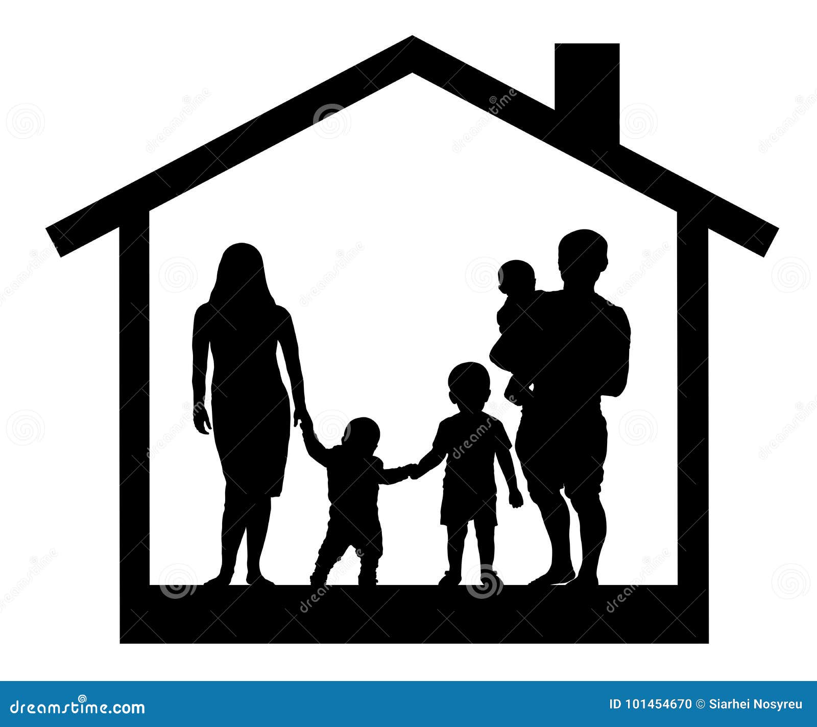 Free Free 336 Family House Svg SVG PNG EPS DXF File
