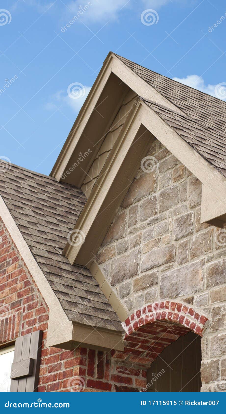 House Gables stock image. Image of family, foreclosure 17115915