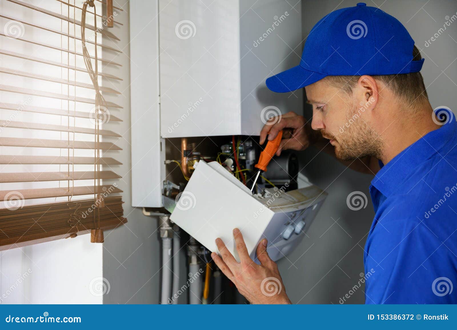 house gas heating boiler maintenance and repair service