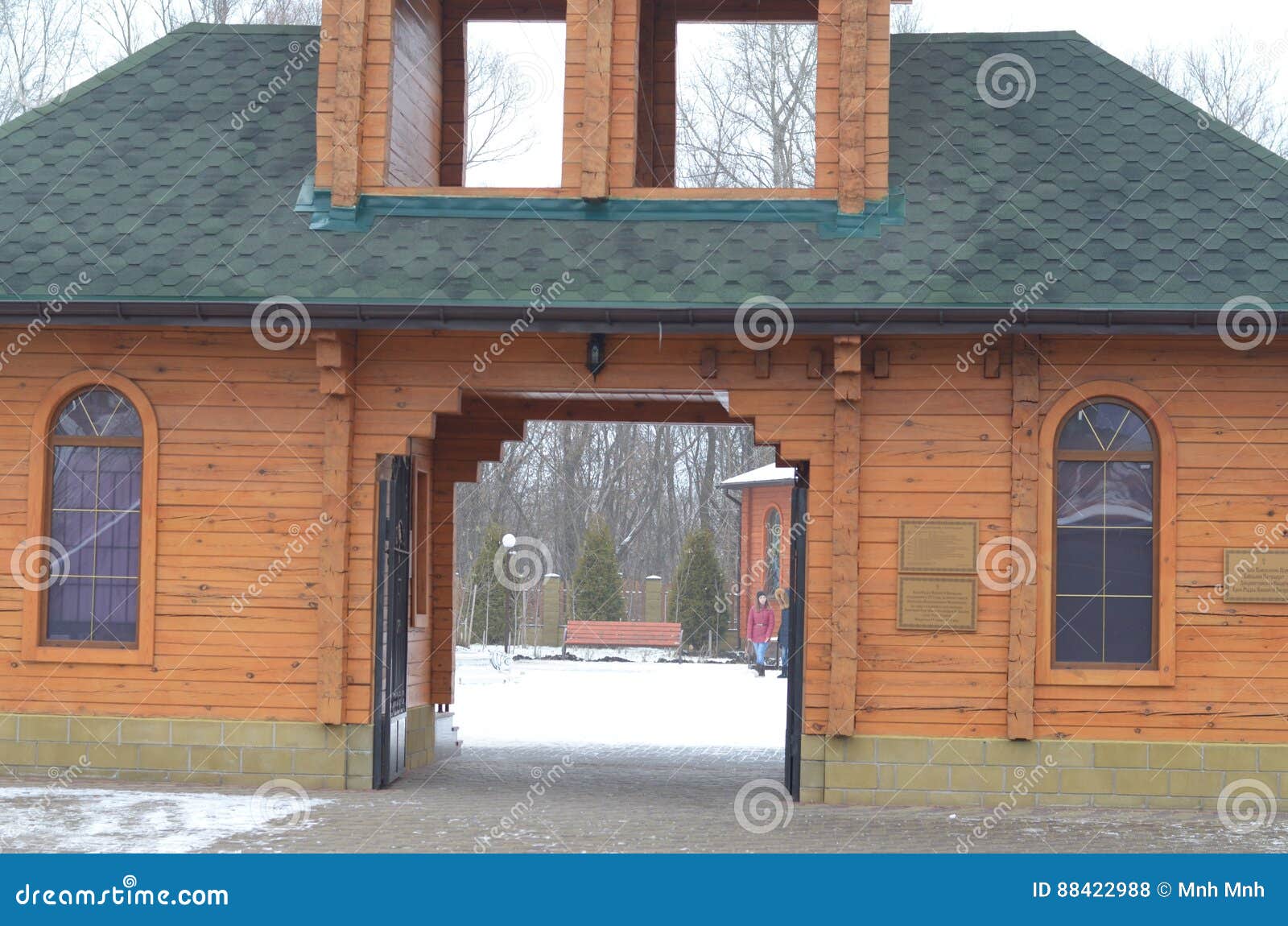 House with gates stock photo. Image of majestic, opening - 88422988