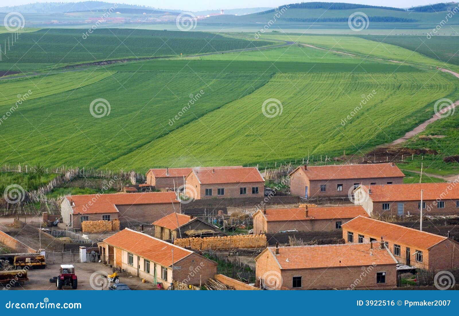 House & Grassland Royalty Free Stock Image Image 3922516