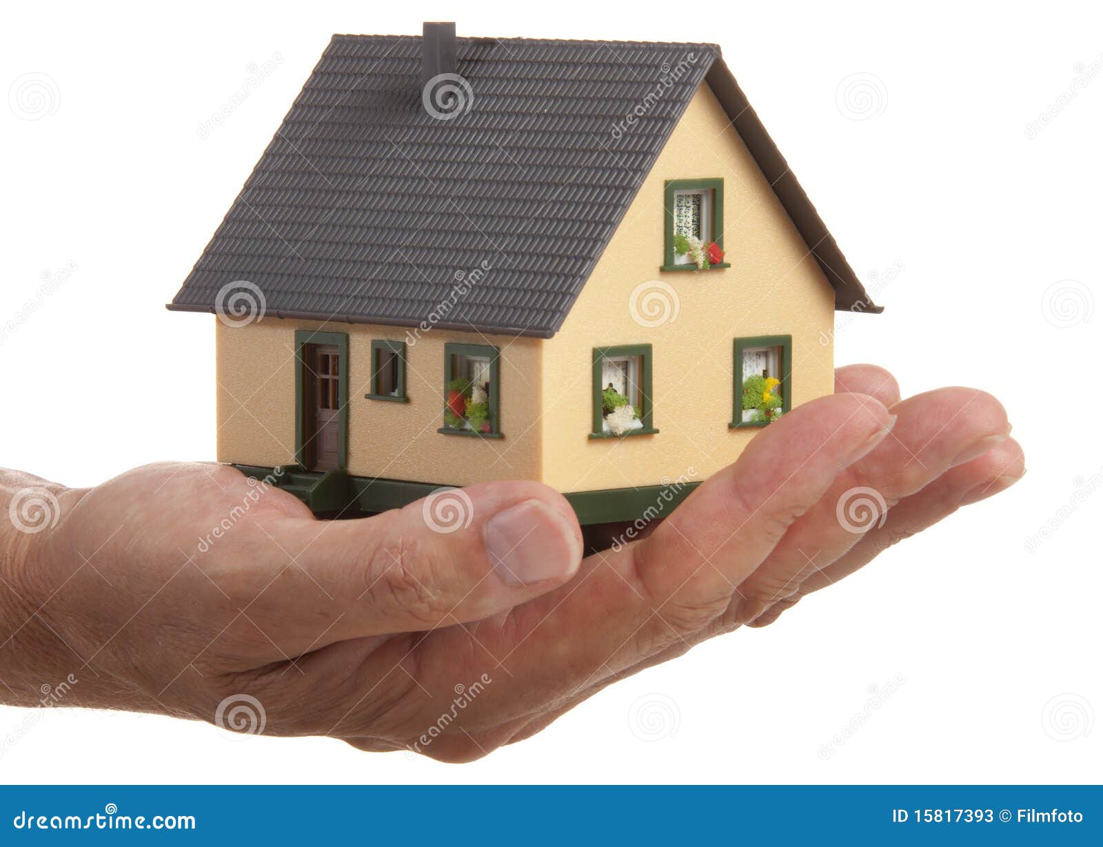 House in hand stock image. Image of concept, idea, property 15817393