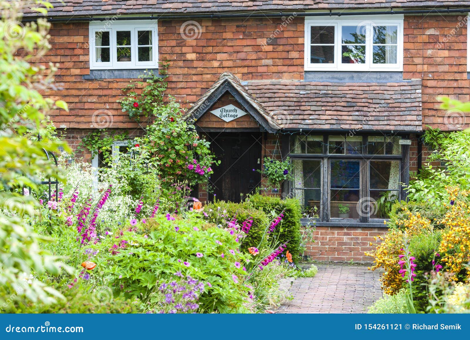 House in Hever, Kent, England Stock Image Image of village, building