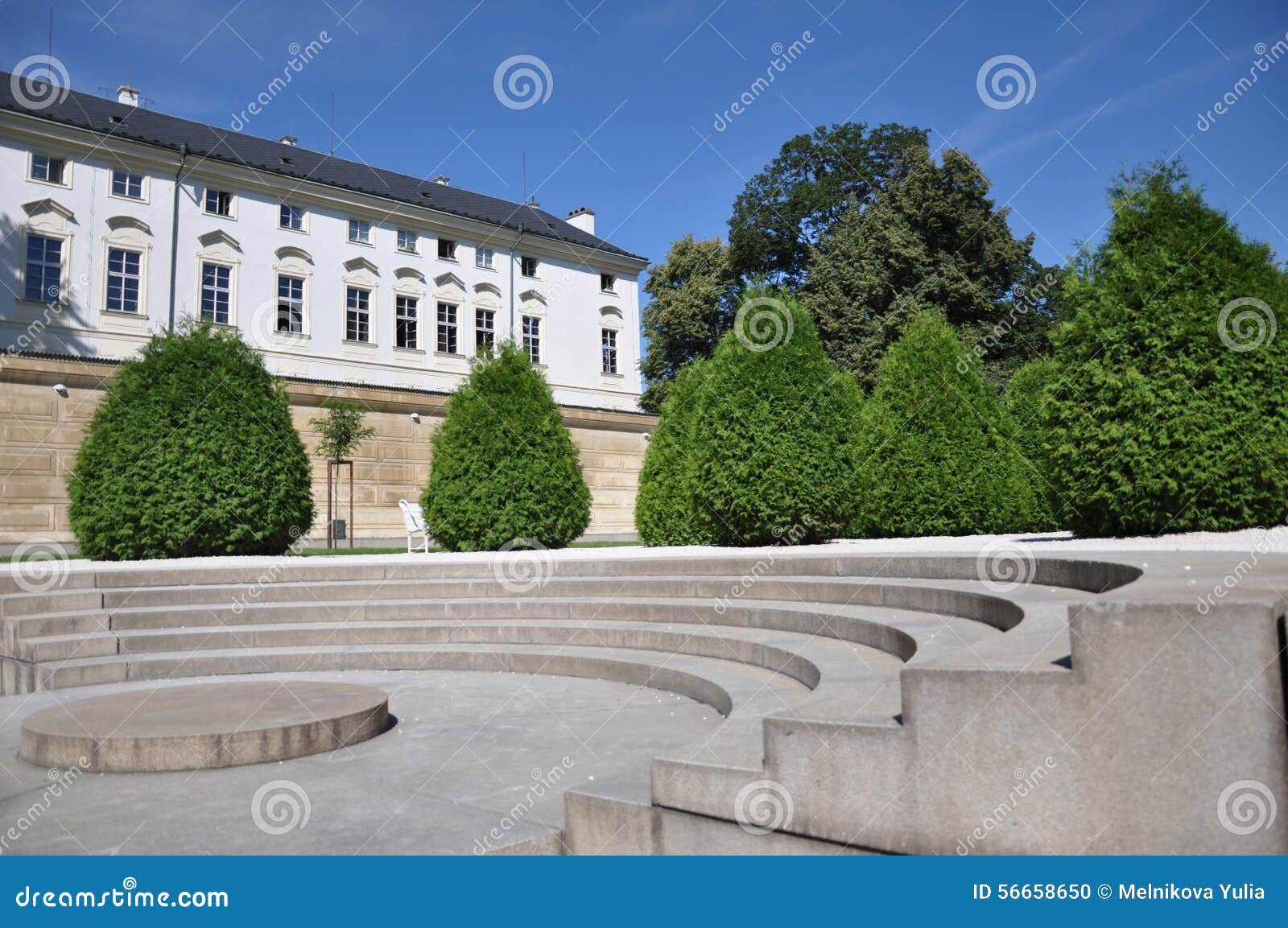 House Prague Wallenstein Palace Stock Photo Image of illumination, gothic 56658650