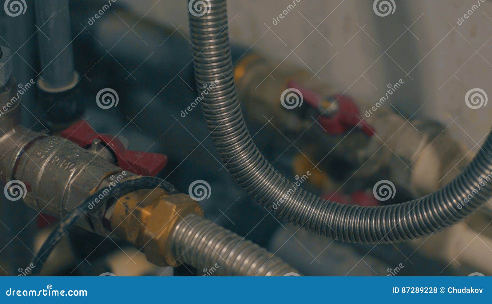 House Hold Water Pipe and Plumbing Stock Photo Image of tool