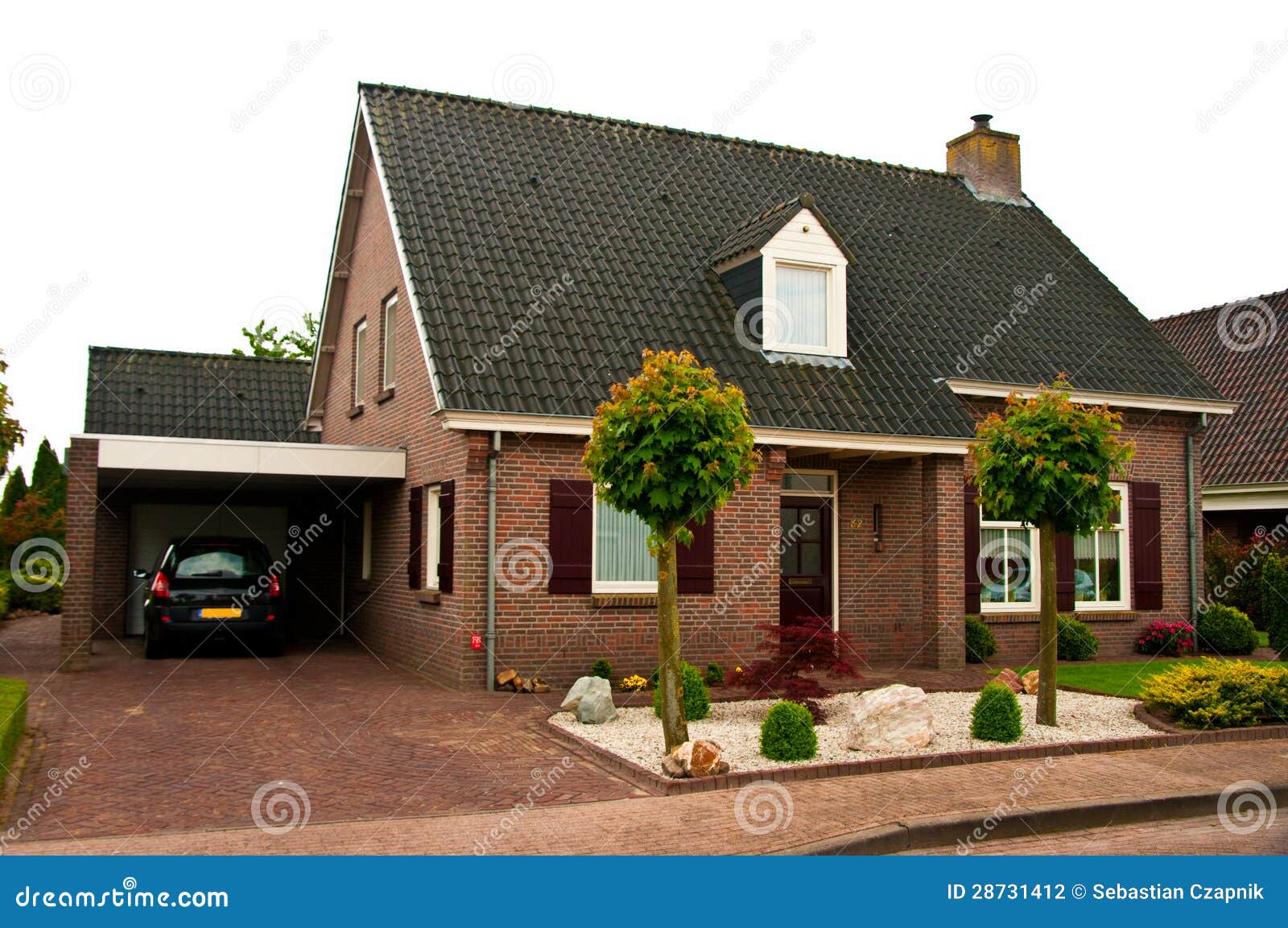 House in Holland stock photo. Image of brick, residential 28731412