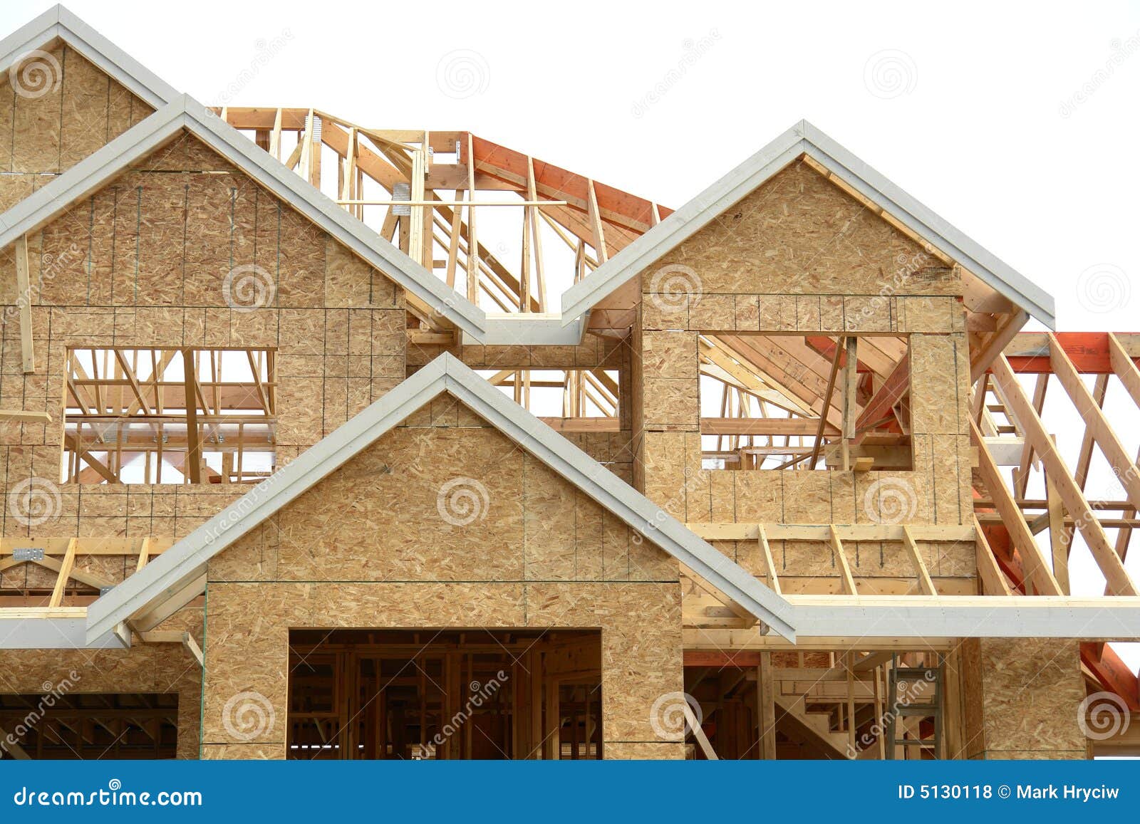 House Home New Framing stock photo. Image of fascia, dwelling 5130118