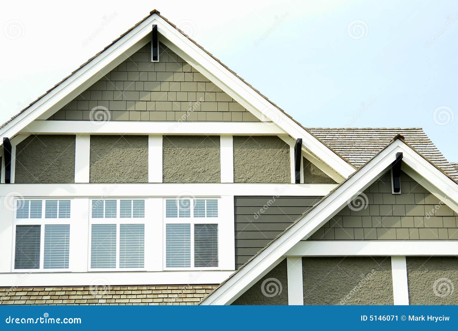 house home roof peaks siding