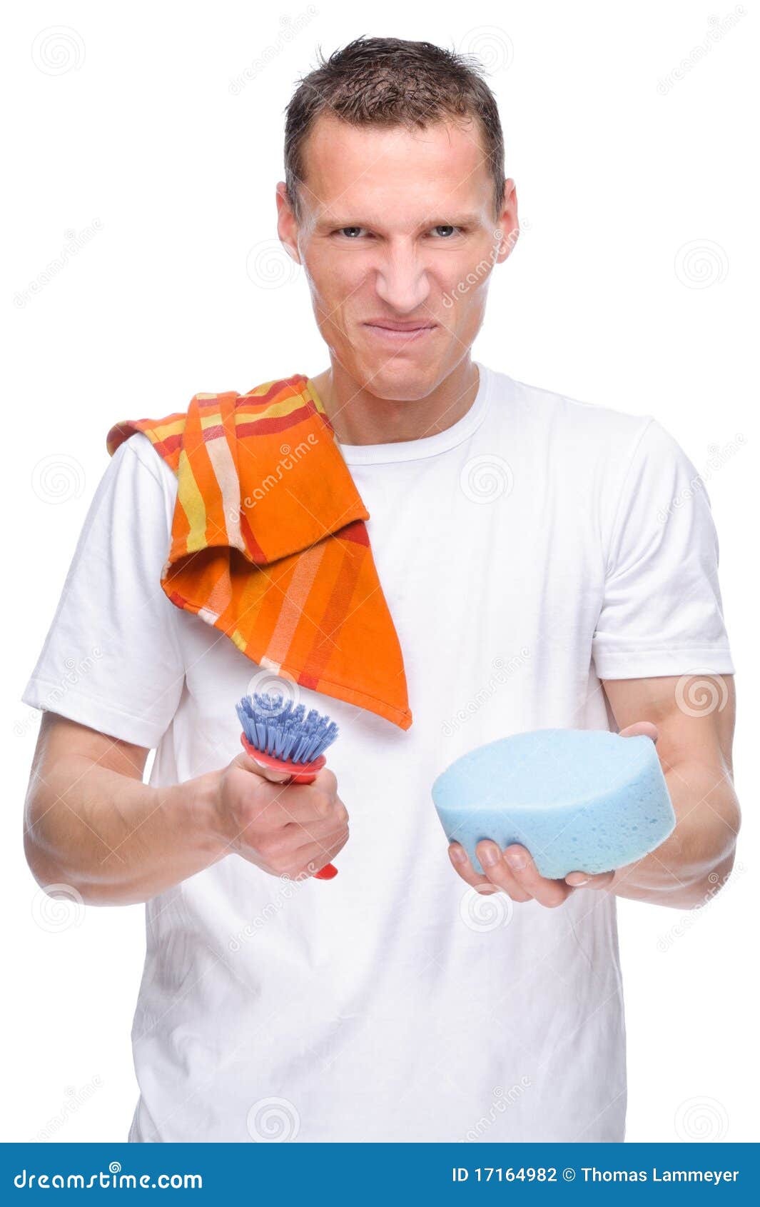 Househusband And Female Boss. Businessman And Housewife. Family Couple