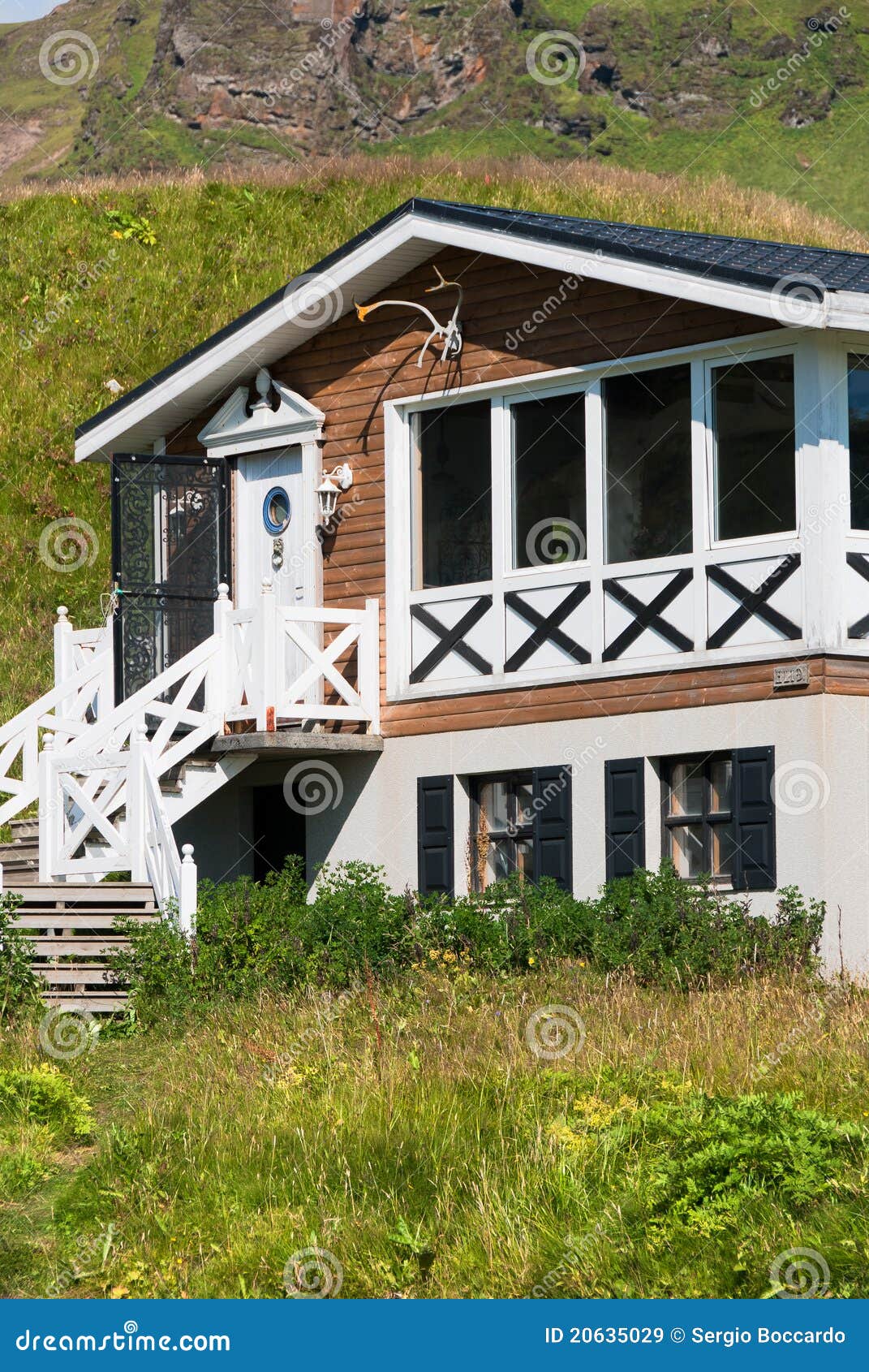 House in Iceland stock image. Image of country, windows 20635029