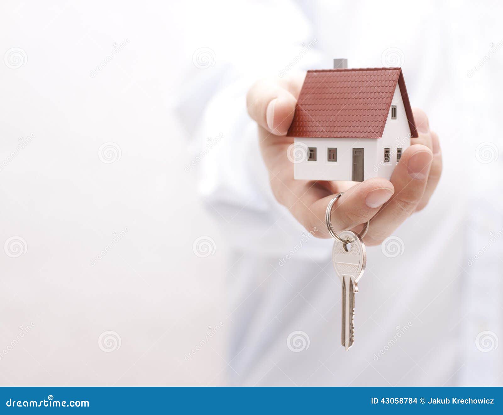 House key in hand stock photo. Image of cottage, hold - 43058784