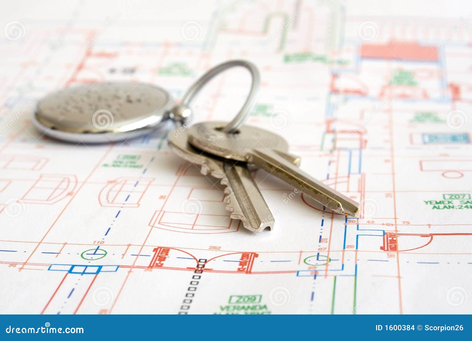 House keys stock photo. Image of realtor, give, plans - 1600384