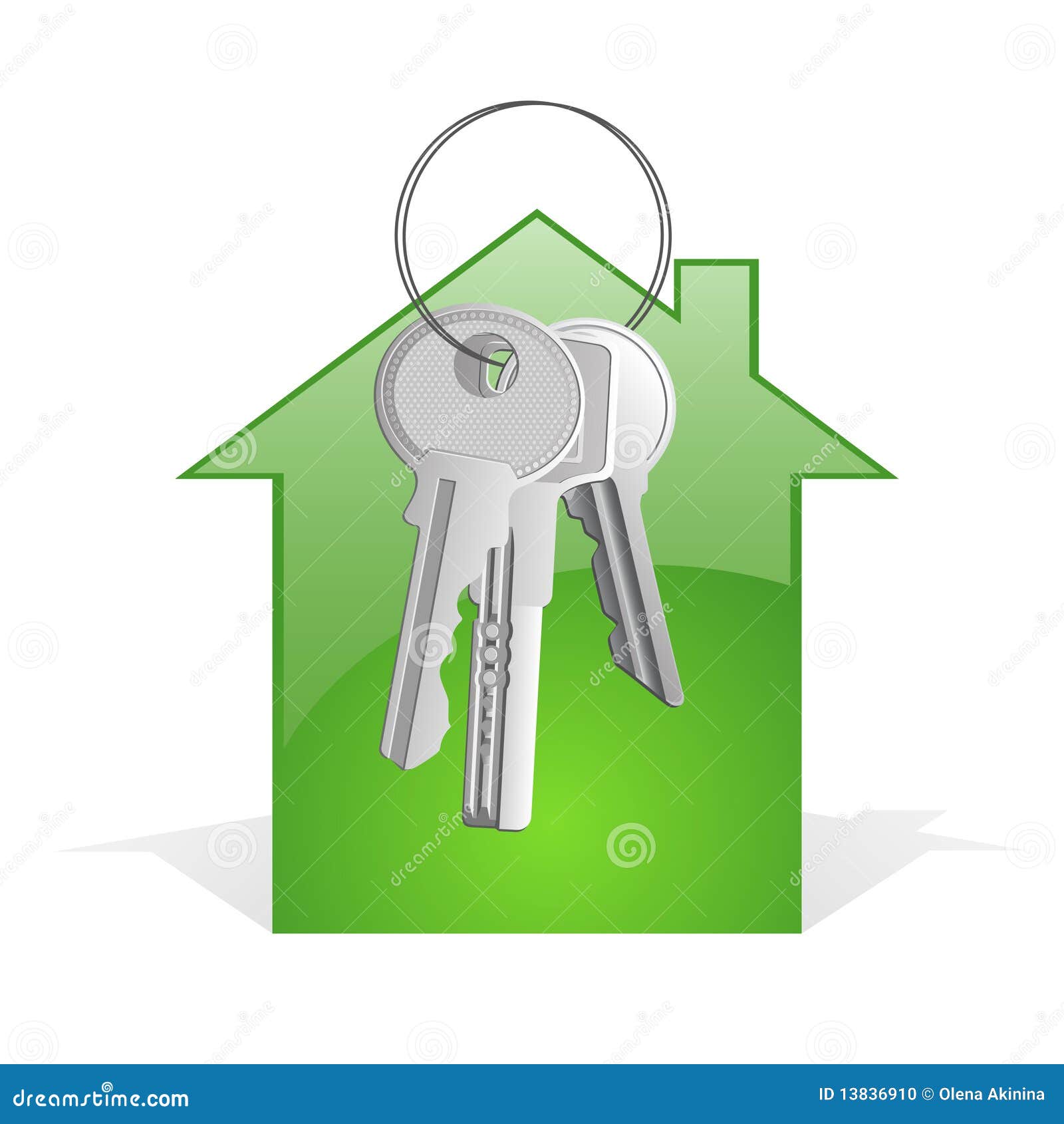 House for keys 2 stock vector. Illustration of element - 13836910