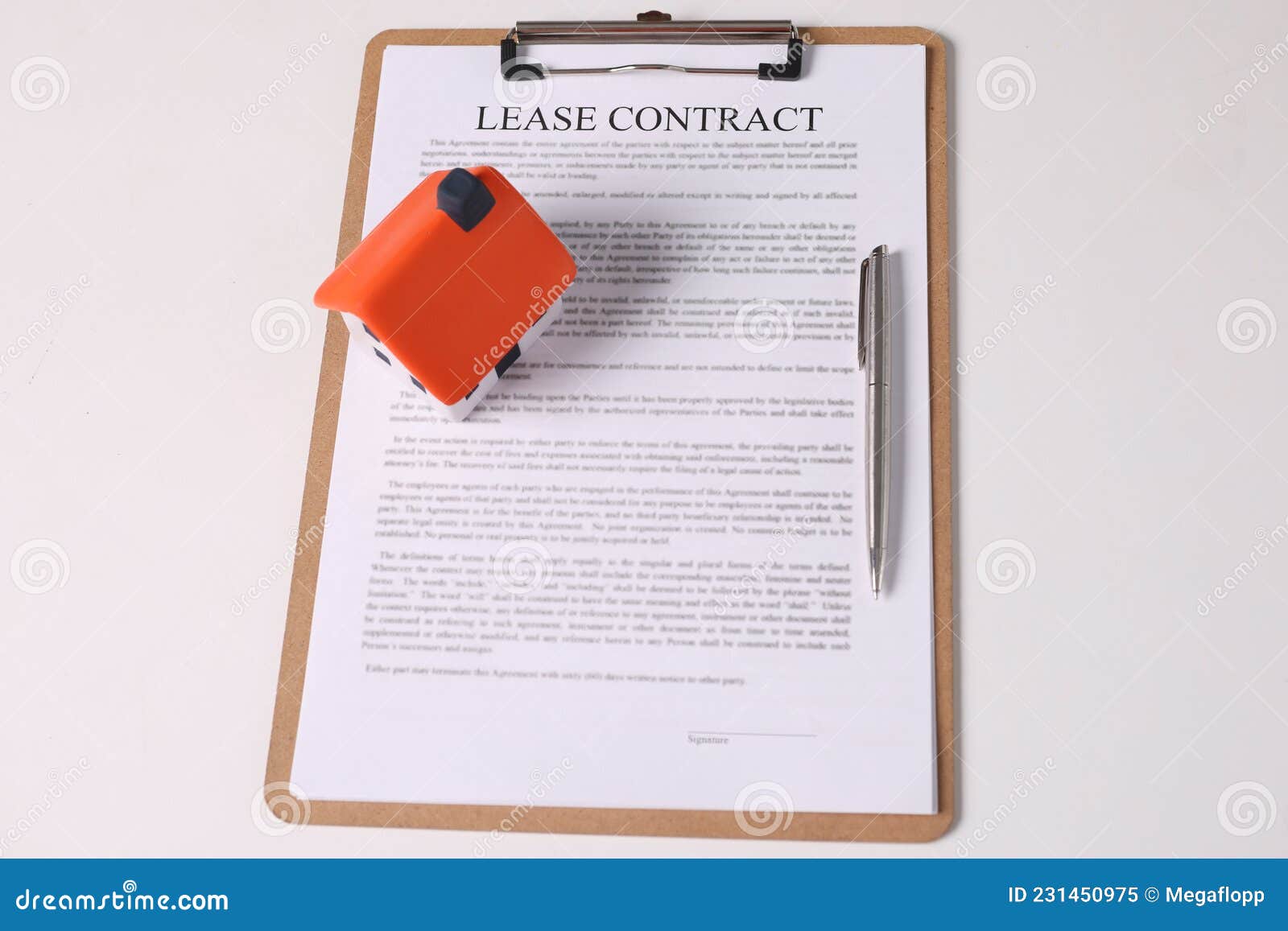 House Lease and Toy House on Table Closeup Stock Image Image of sale