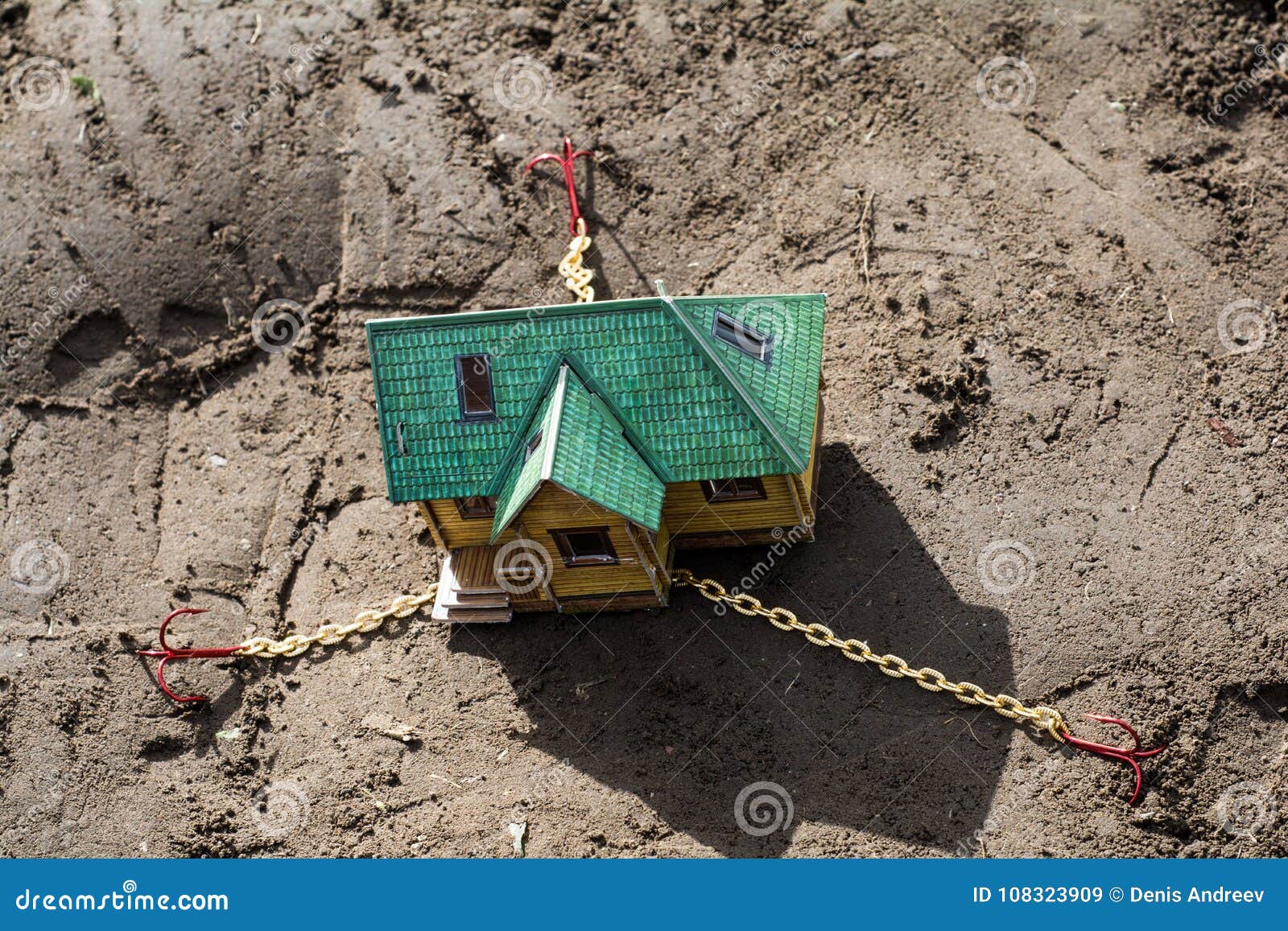 The house is on a leash stock image. Image of ground 108323909
