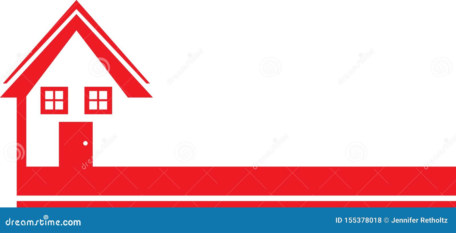Red Real Estate Builder House Logo Template Stock Illustration For Builders Letterhead Template