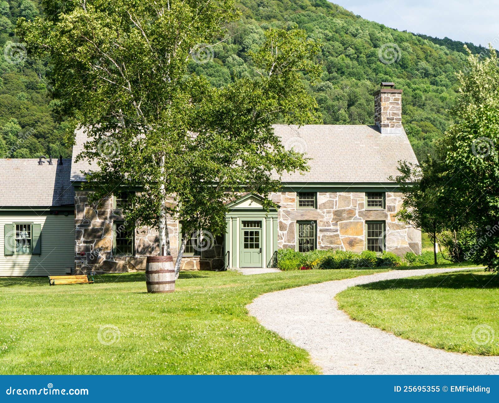 House made out of stone stock image. Image of built, mortar 25695355