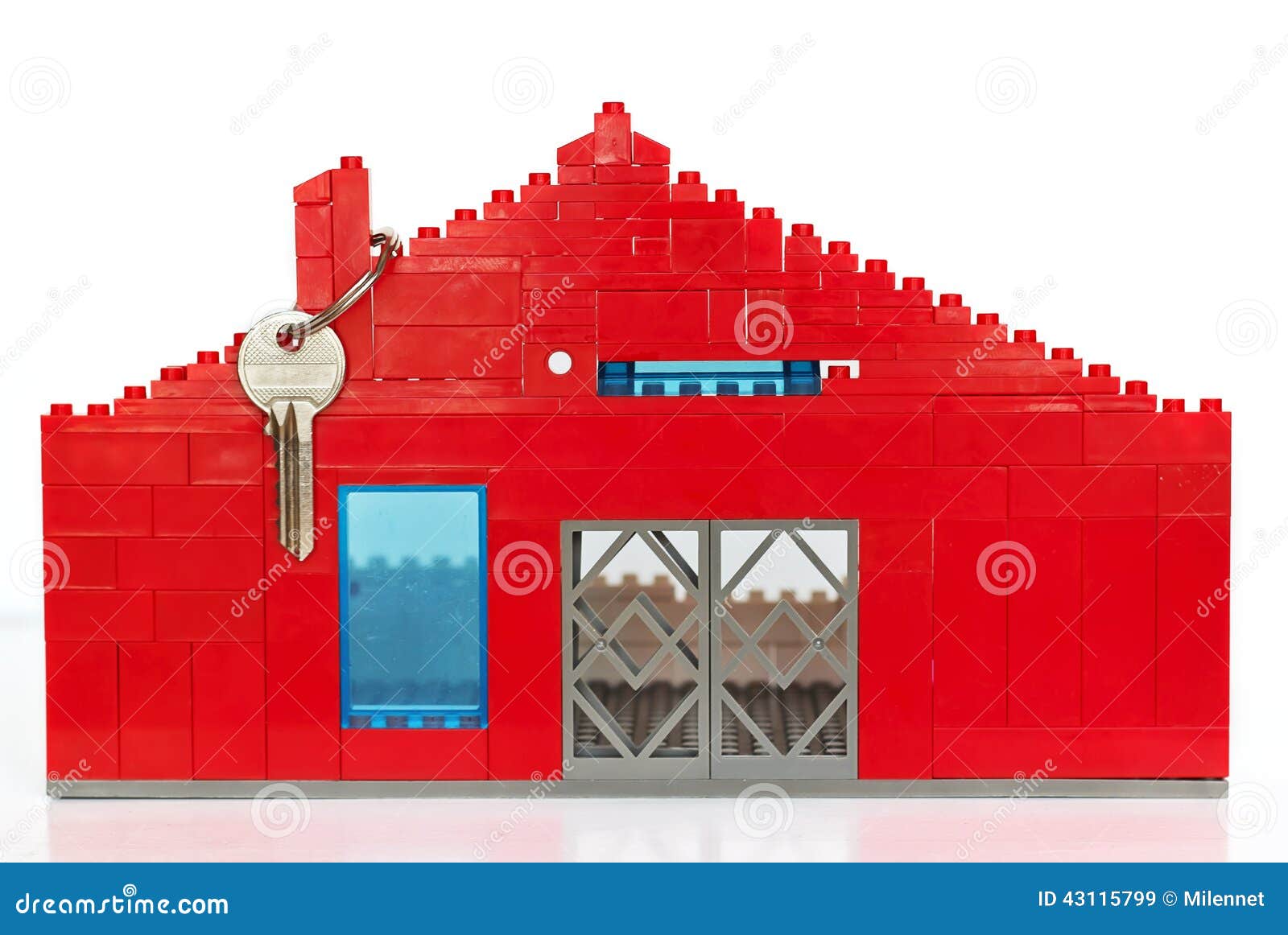 house made of plastic figurines