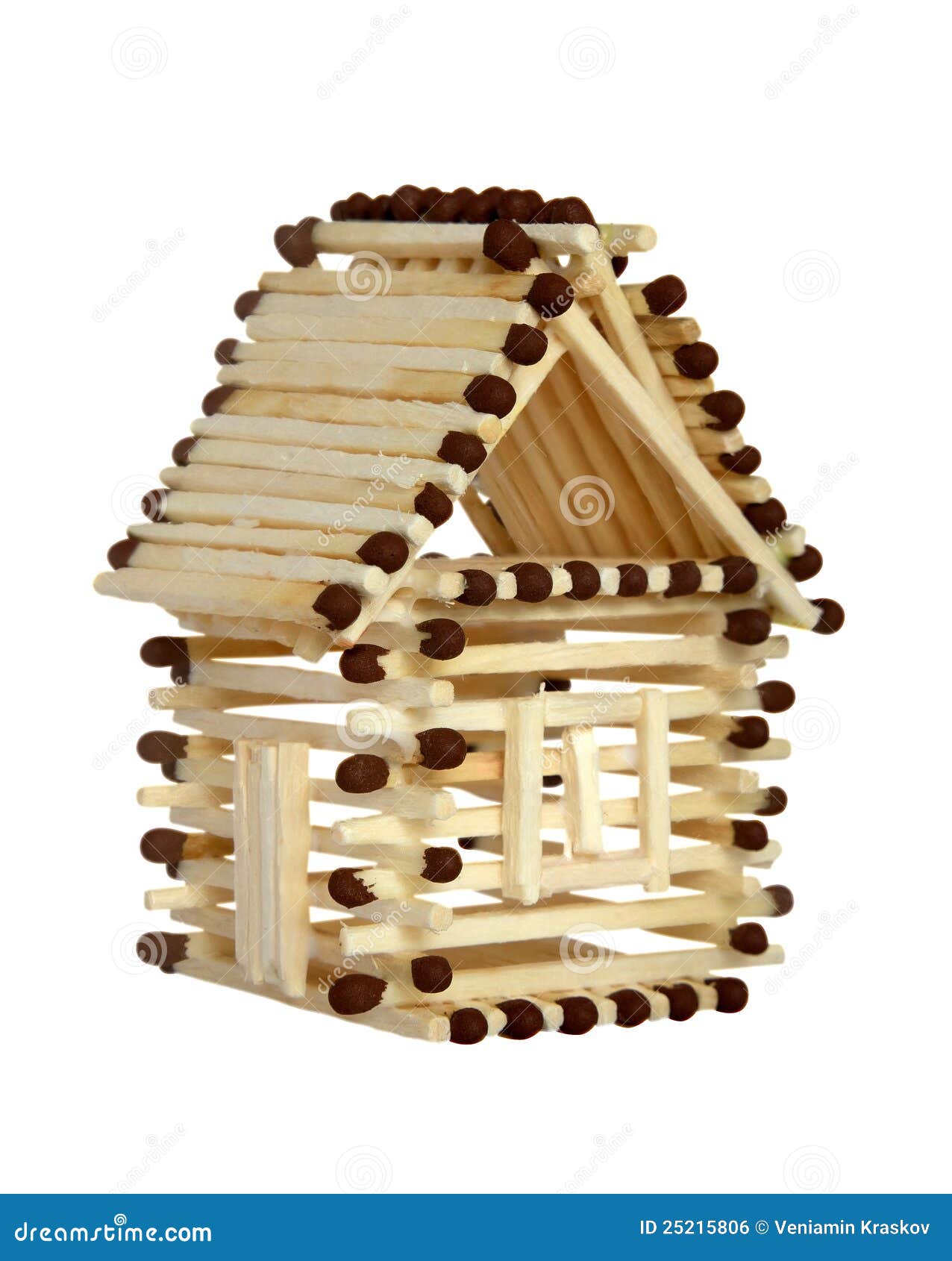 House from matches stock photo. Image of imitation, construction 25215806