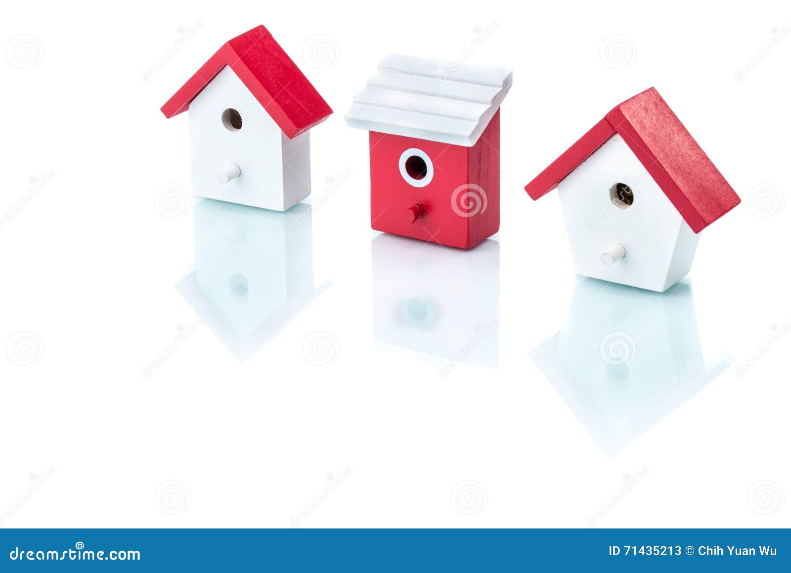 House Model in a Row, Home Choice Stock Image Image of live, mortgage 71435213