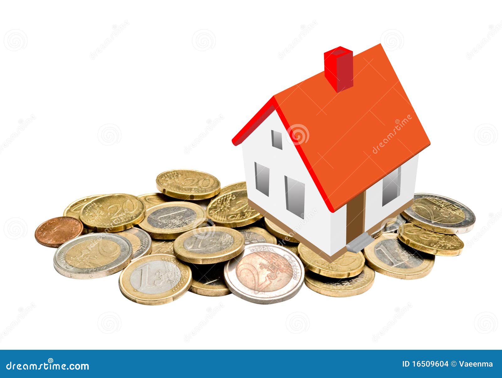 House and money stock photo. Image of economical, europa 16509604