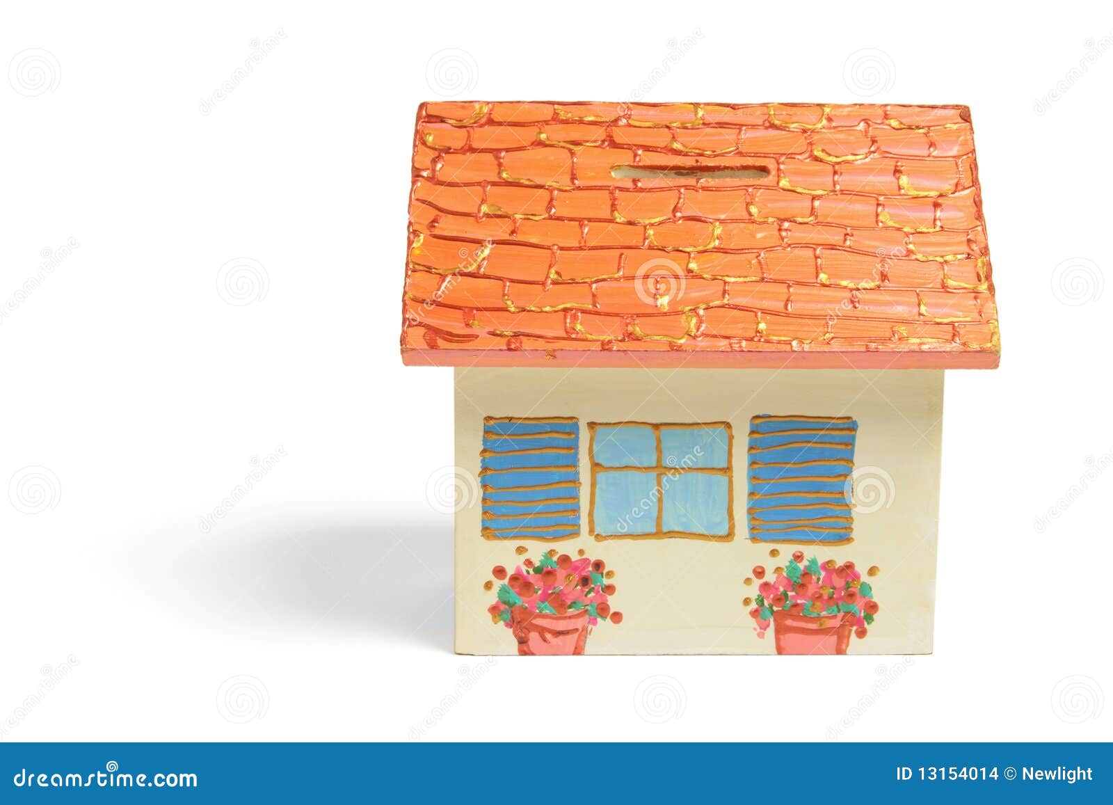 House Money Box stock photo. Image of isolated, shot 13154014