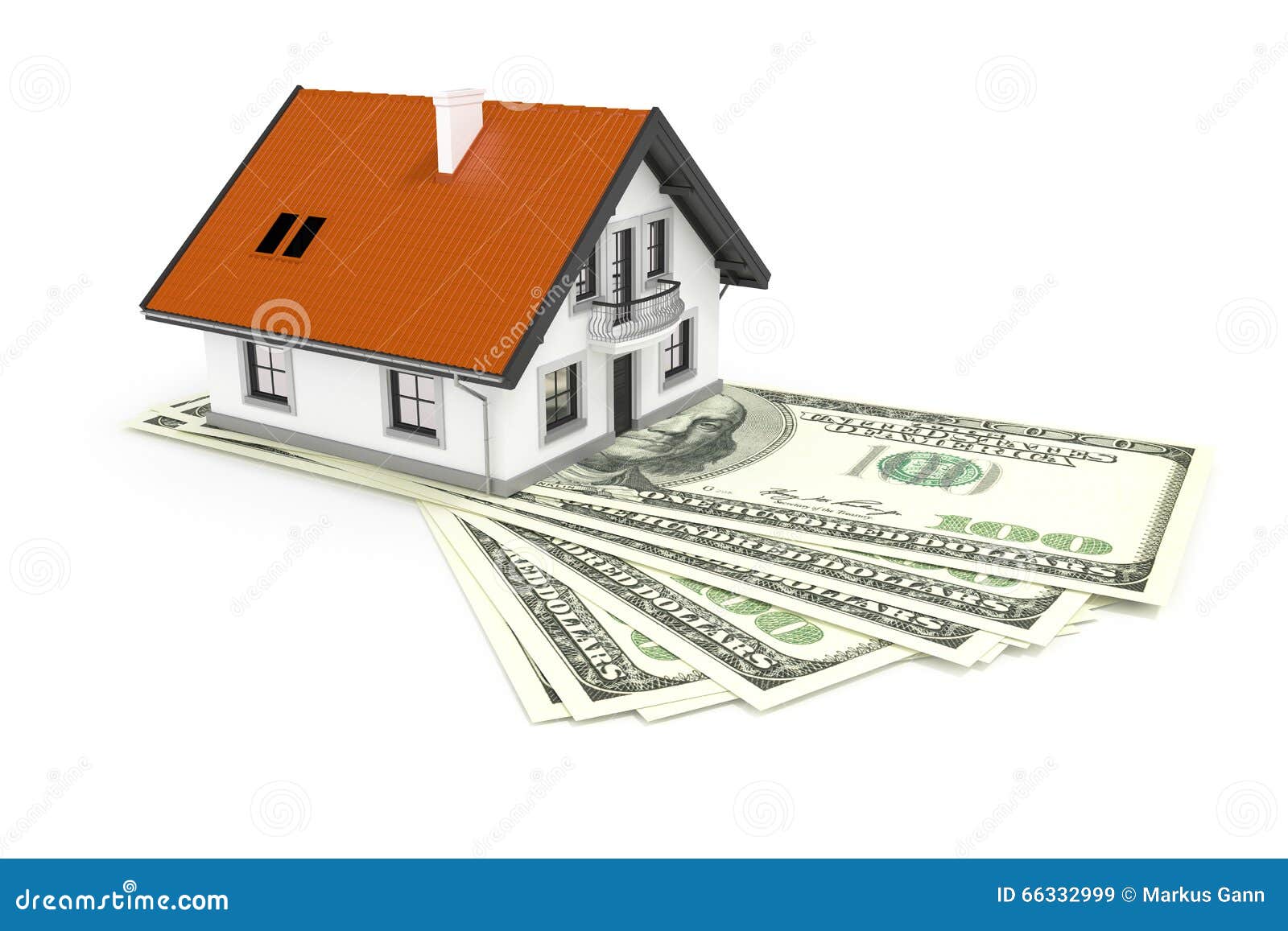 House and money stock illustration. Illustration of business 66332999