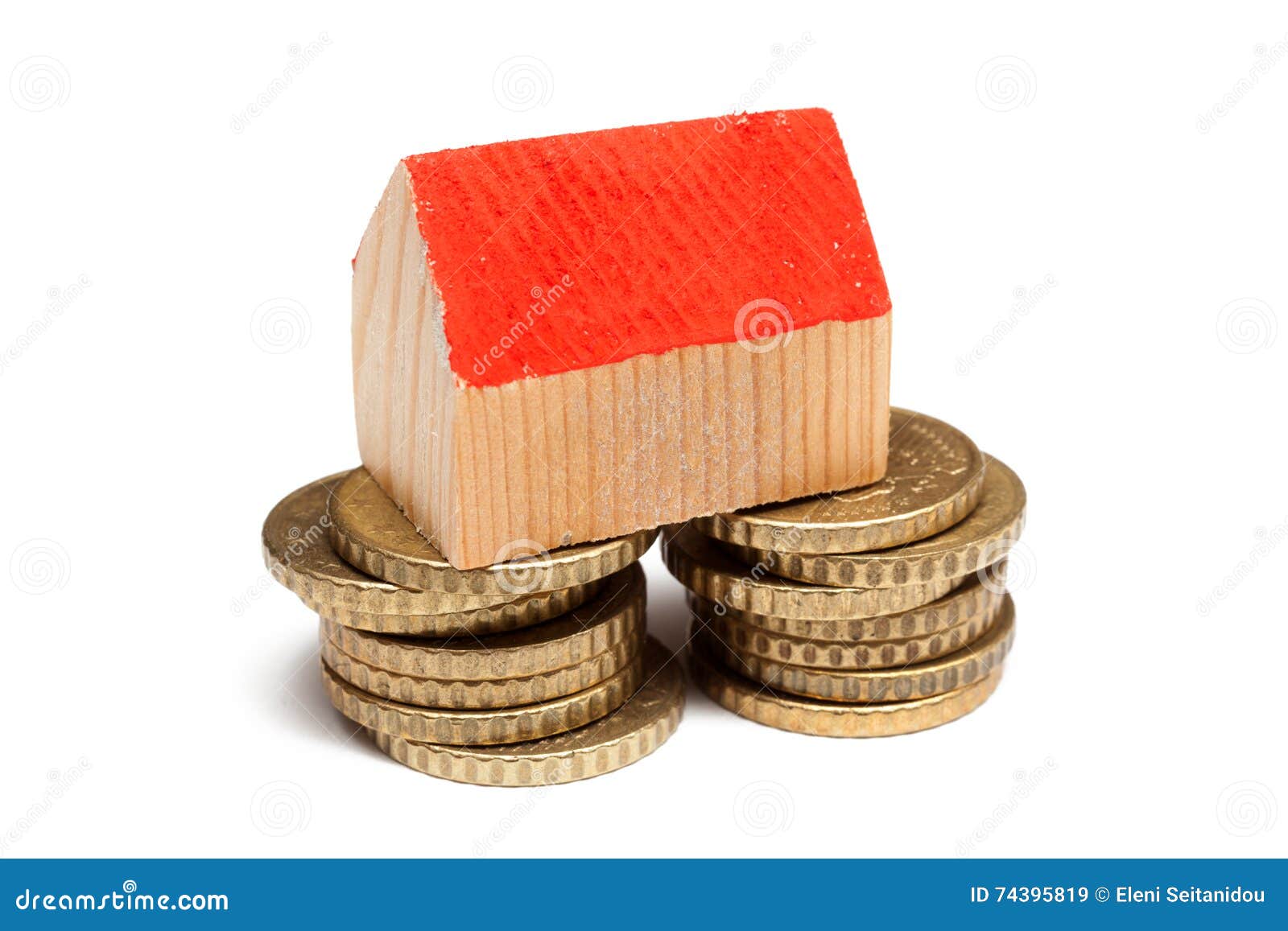 House and money stock image. Image of architecture, bank 74395819