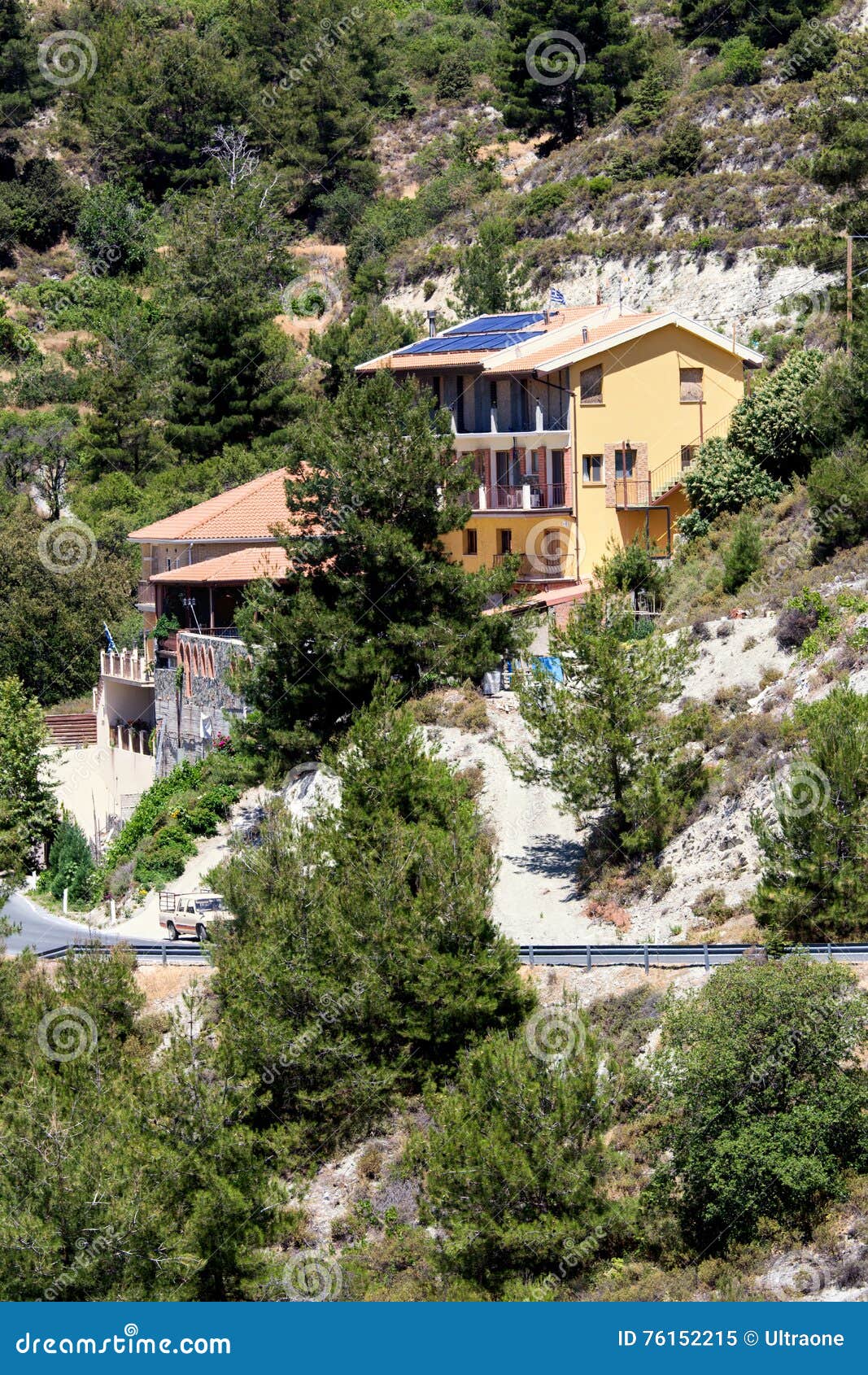House in the Mountains. Troodos, Cyprus. Editorial Image Image of