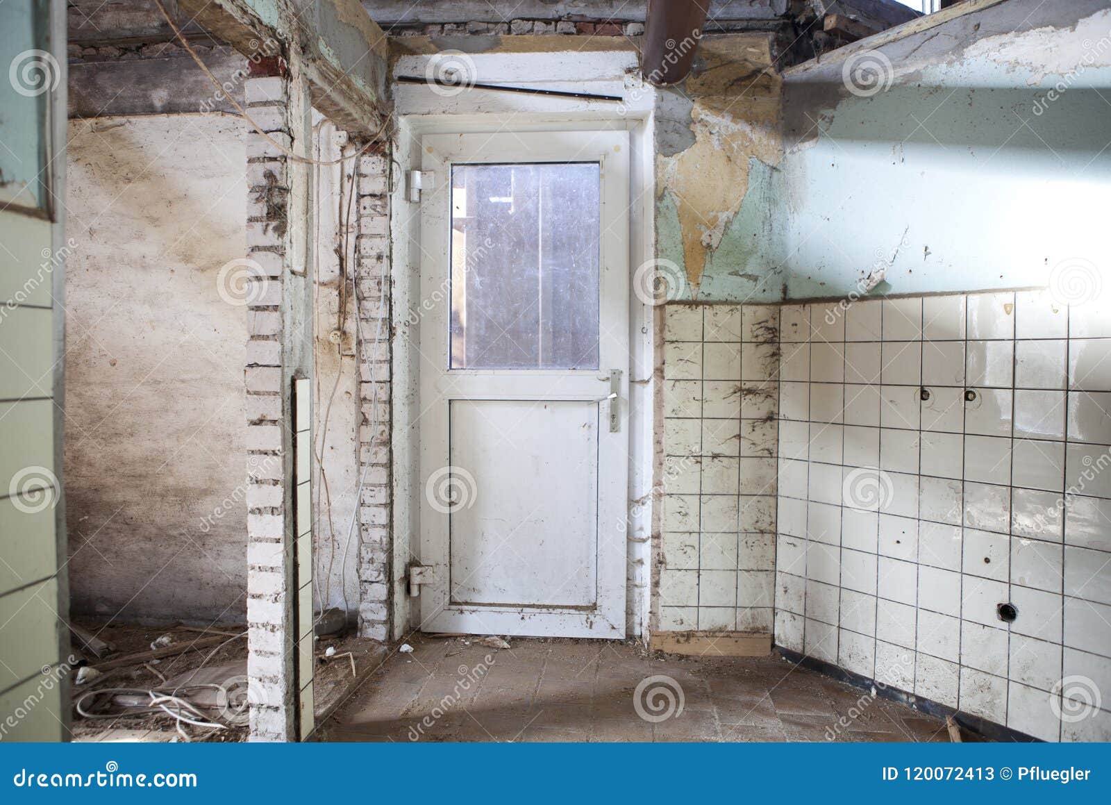 Old House gutted stock image. Image of background, furniture 120072413