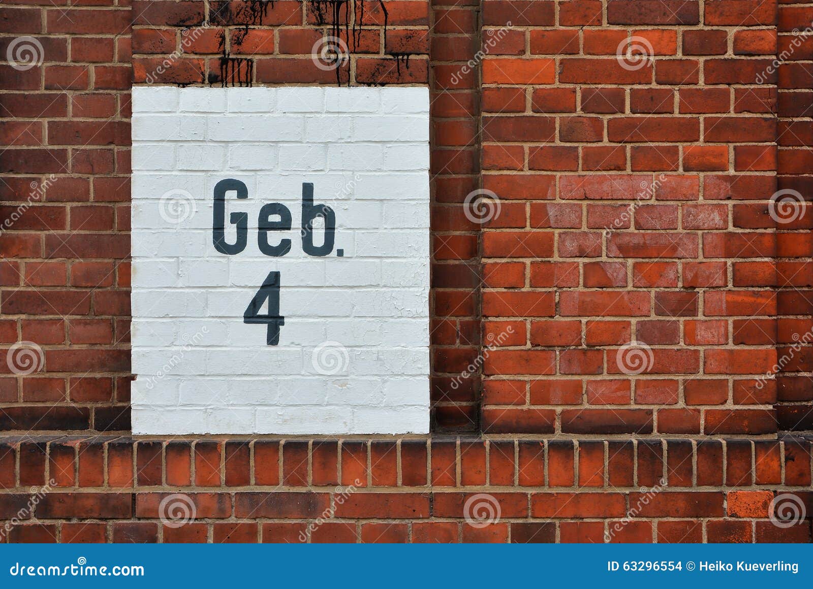 House number stock photo. Image of clinker, wall, orientation - 63296554