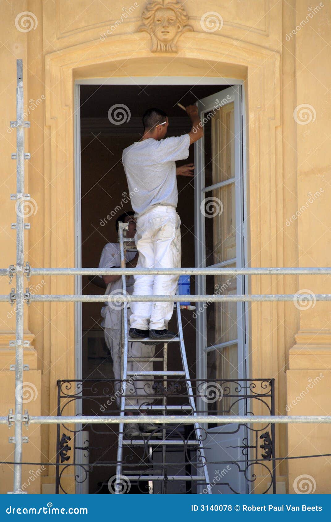 The House Painters Painting by Gustave Caillebotte