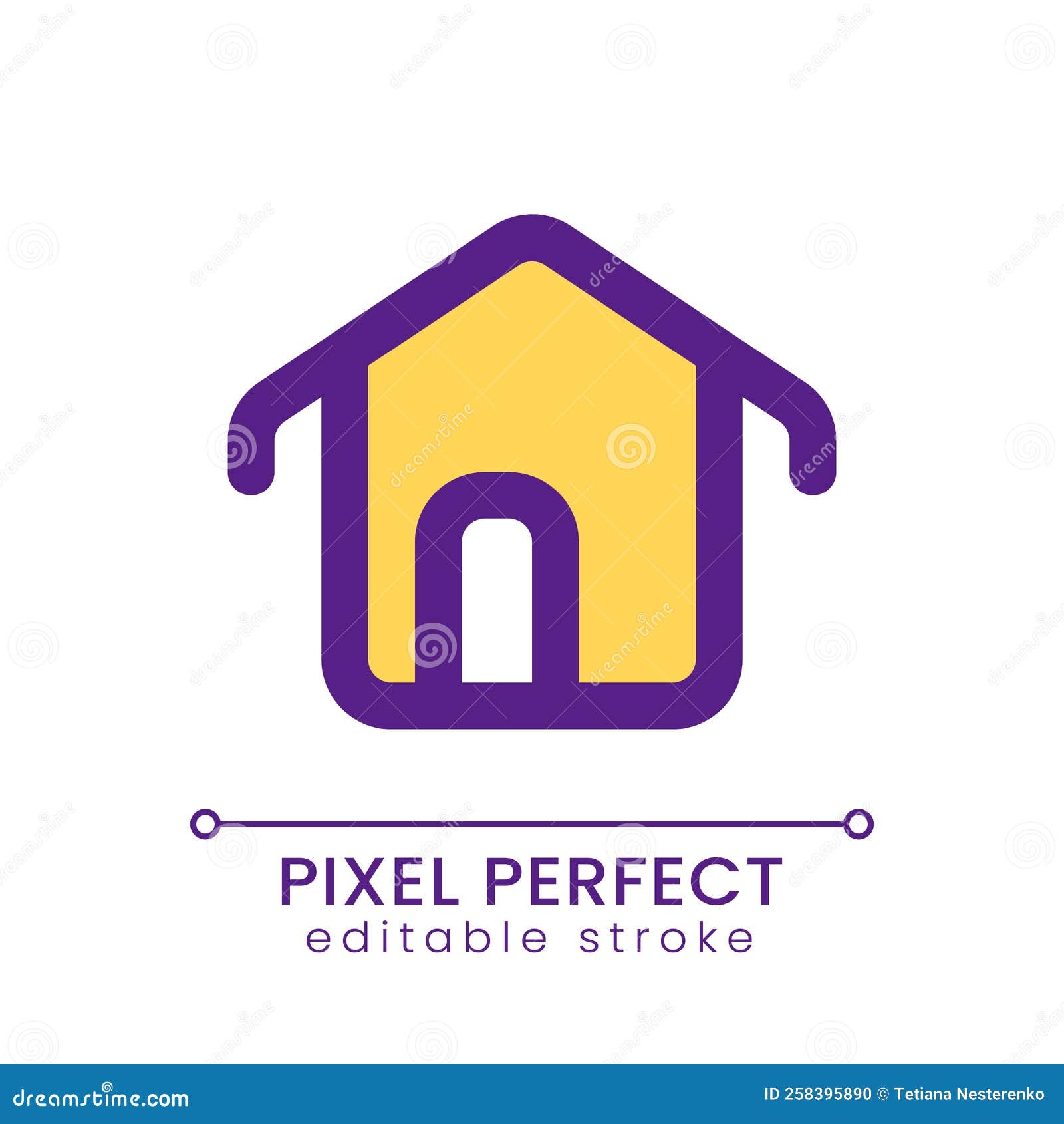 house pixel perfect rgb color ui icon