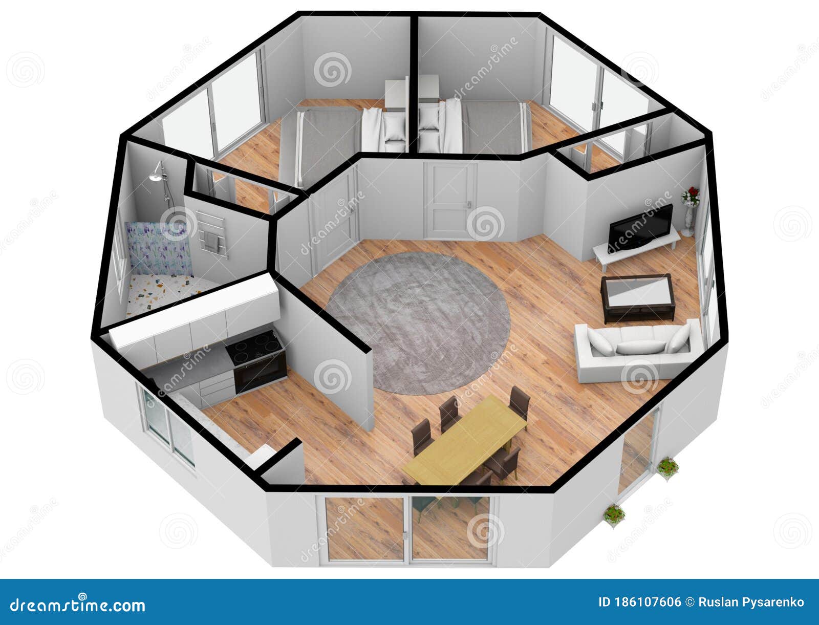 Octagon House Plans Designs small-octagon-house-octagon-house-house-building-a-house