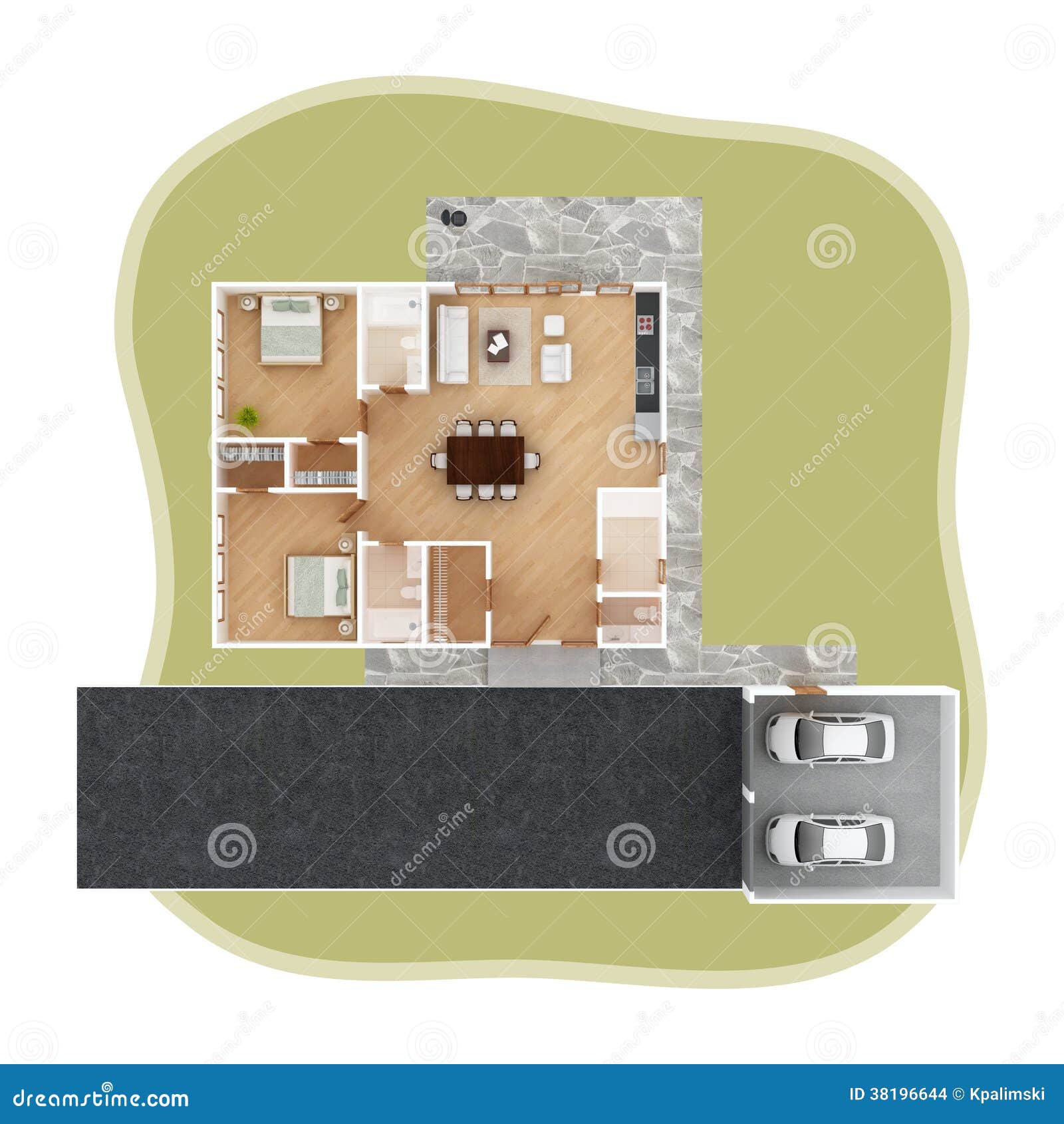  House  plan  top  view  stock illustration Illustration of 